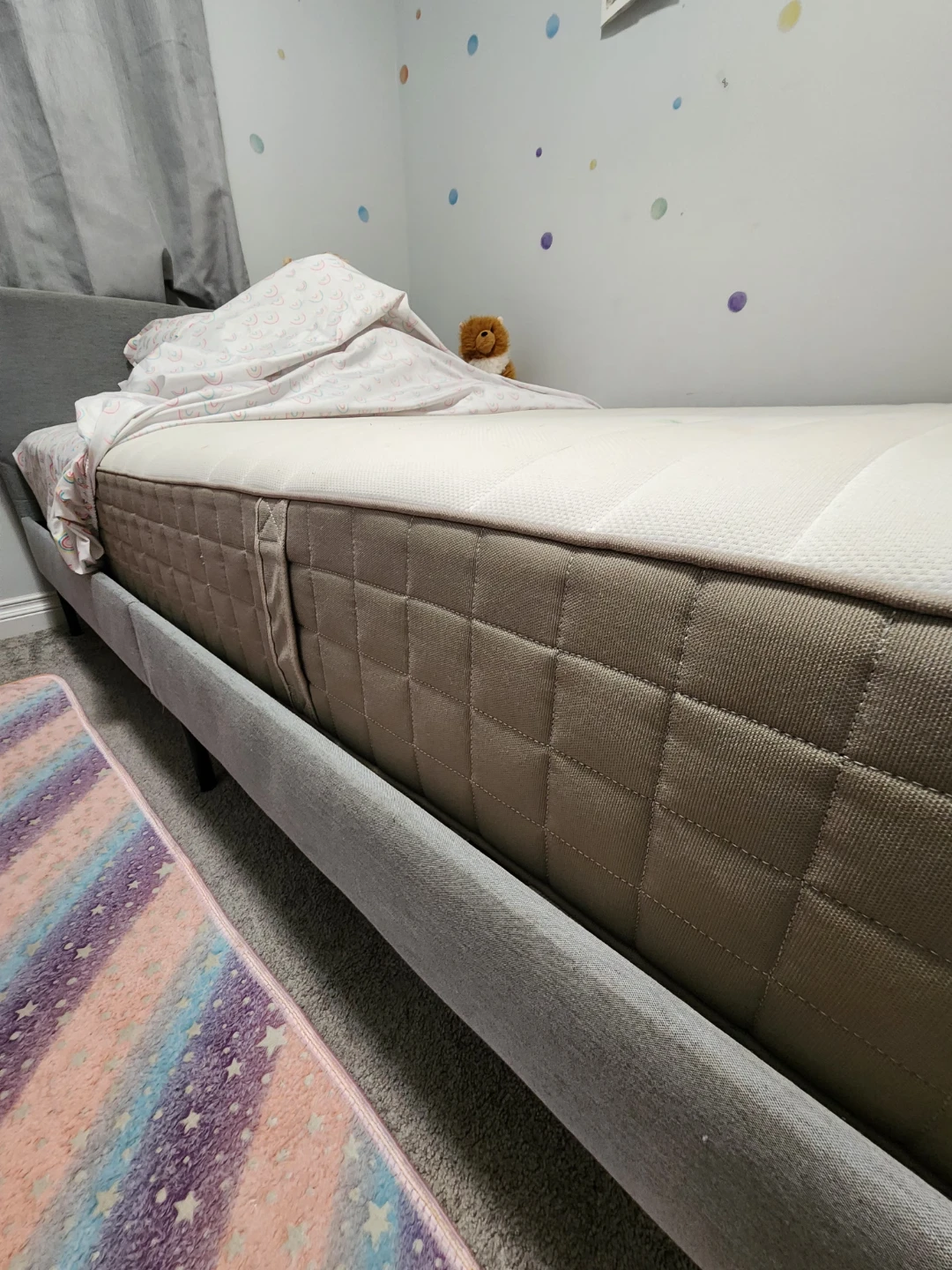 IKEA Full  Bed  frame with Mattress - photo 2