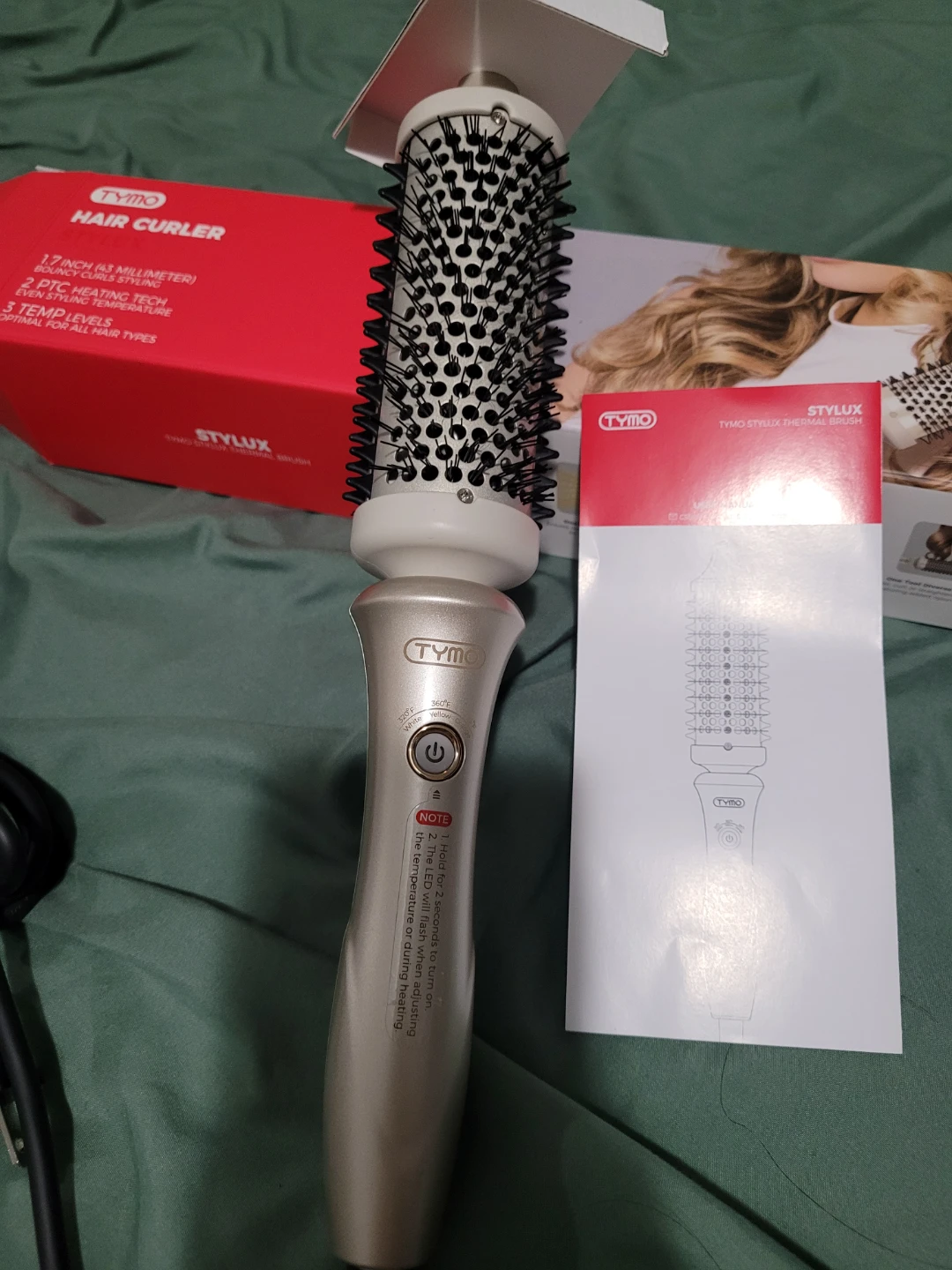 TYMO STYLUX 1.7 inch Hair Curler Brush - photo 3