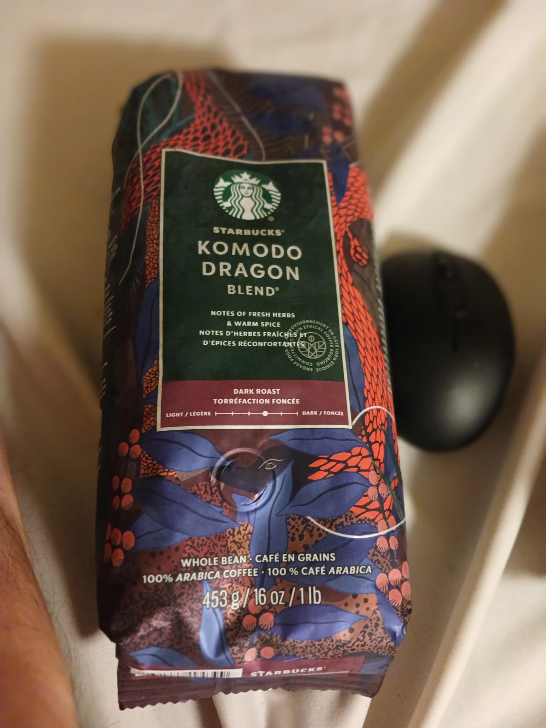 Starbucks Komodo Dragon Blend Whole Bean Coffee
