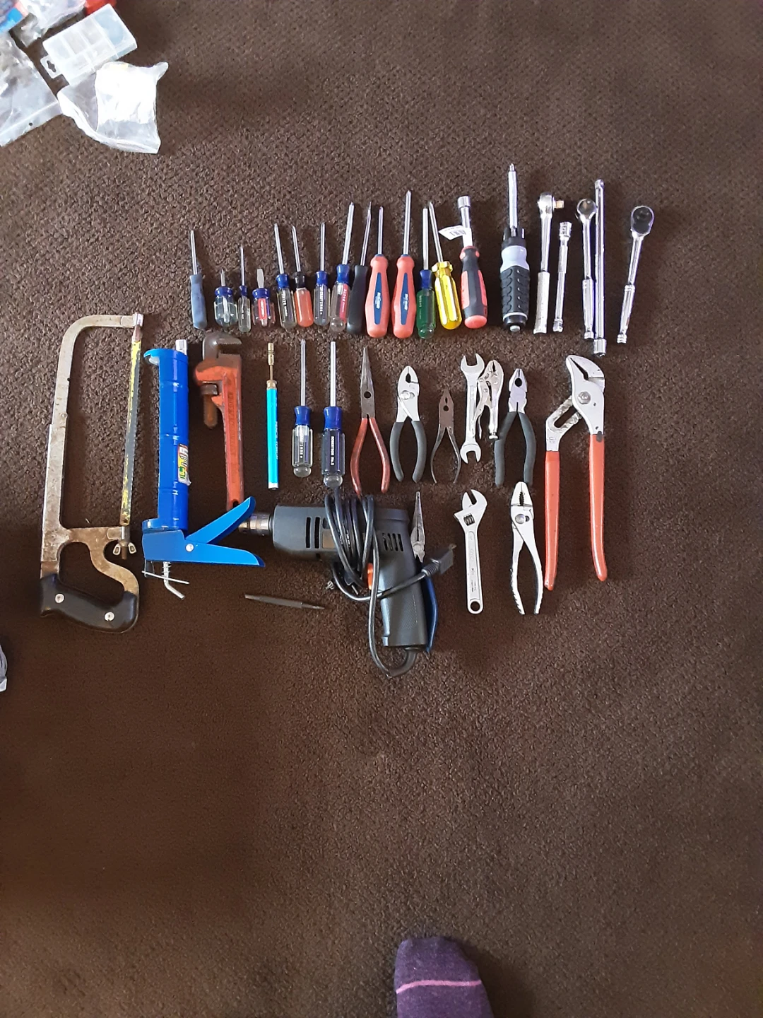 Assorted Tool Set with Blue Toolbox - photo 3