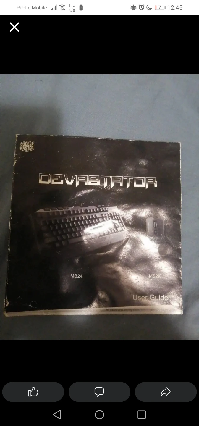 Cooler Master Devastator MB24 Gaming Keyboard and Mouse Combo - photo 3