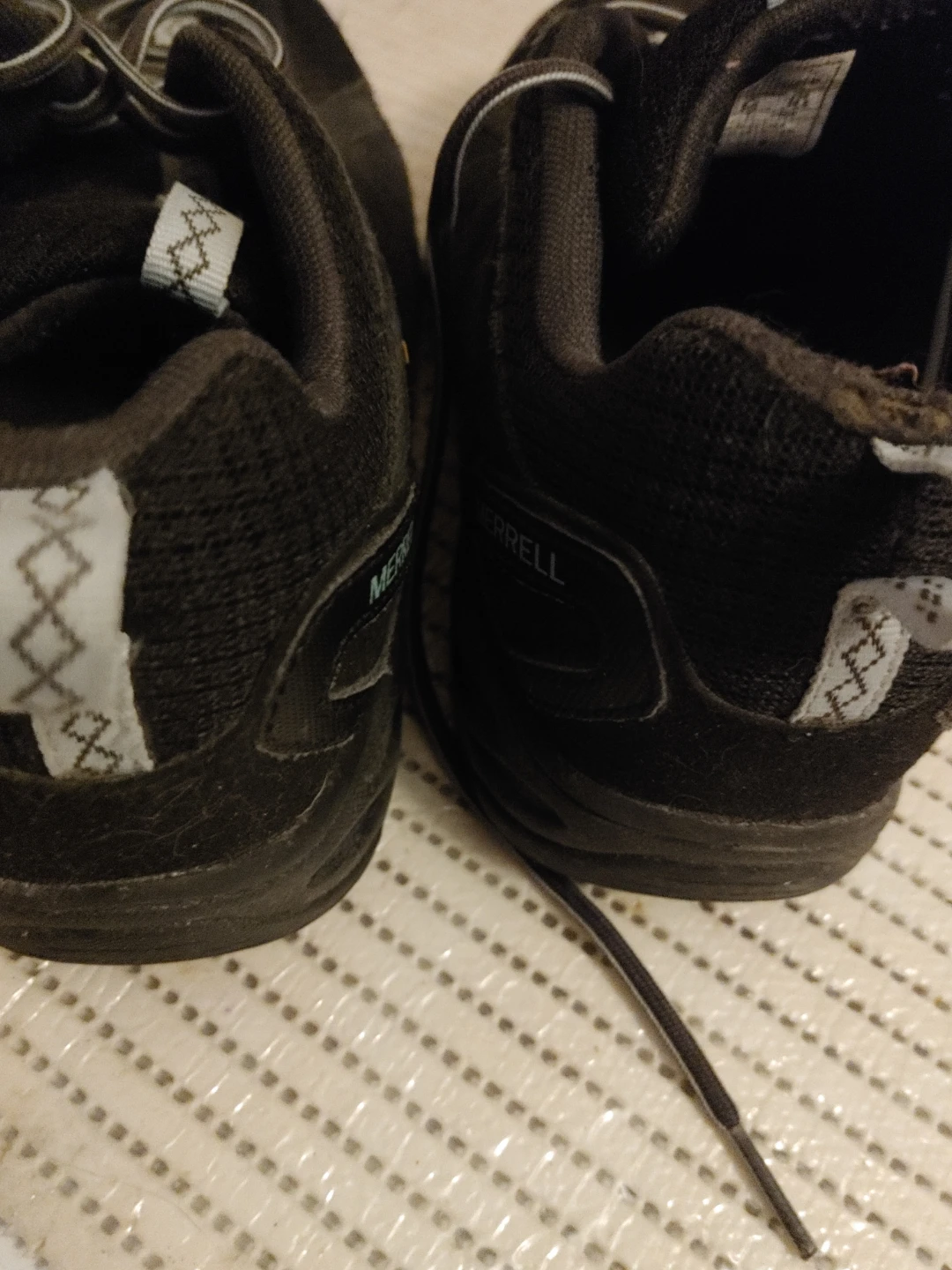 Womens Merrell Black Hiking Shoes - size 8 - photo 4