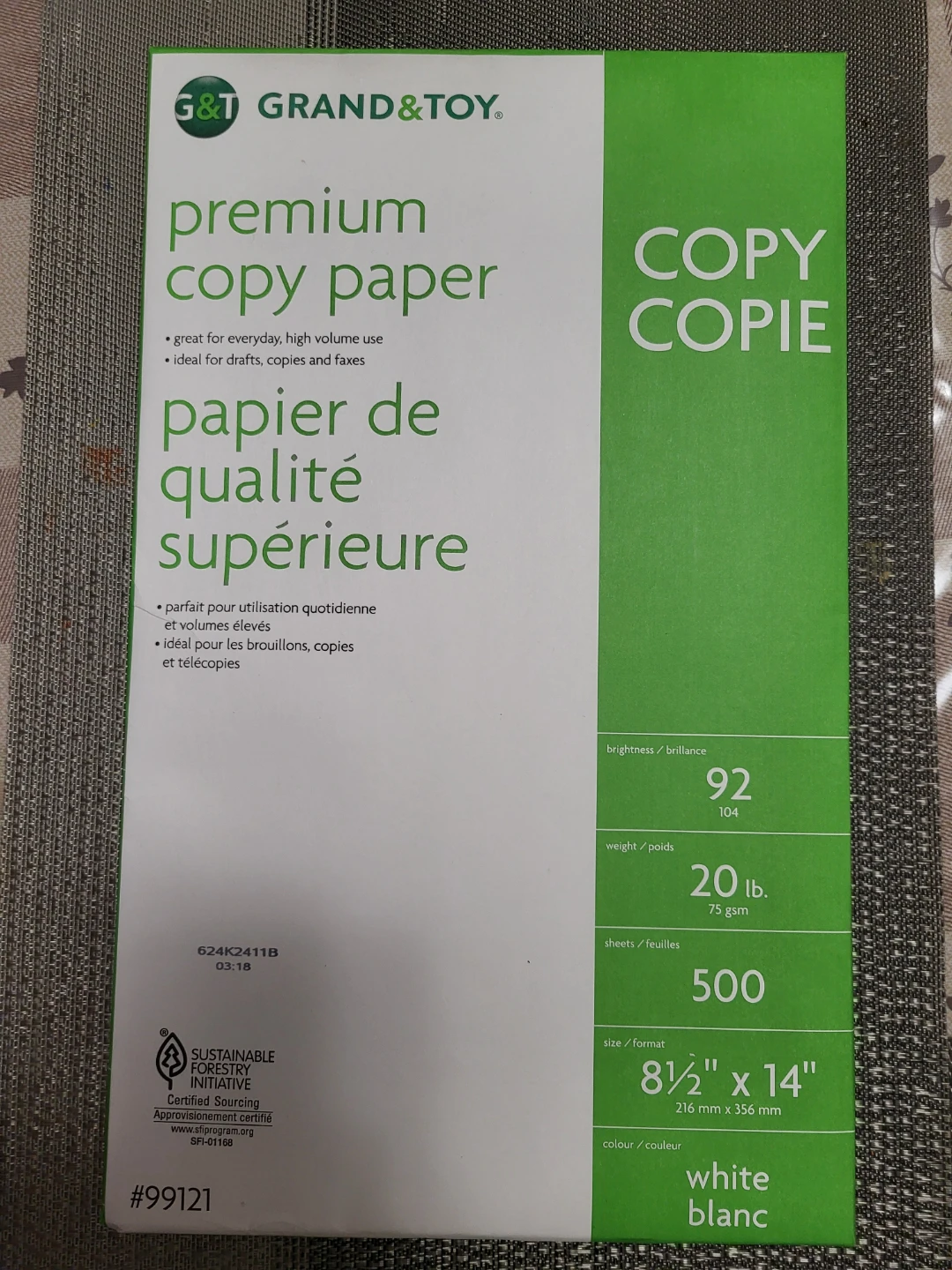 Grand & Toy Premium Copy Paper