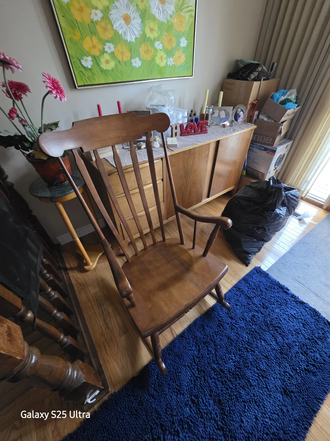 Vintage Wooden Rocking Chair
