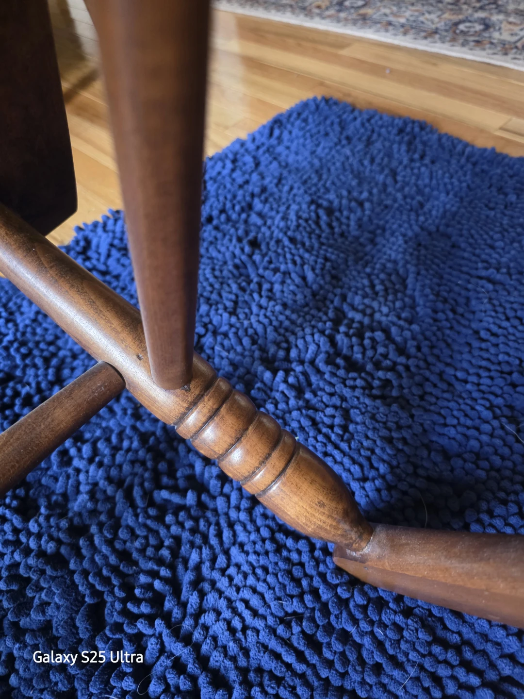 Vintage Wooden Rocking Chair - photo 5