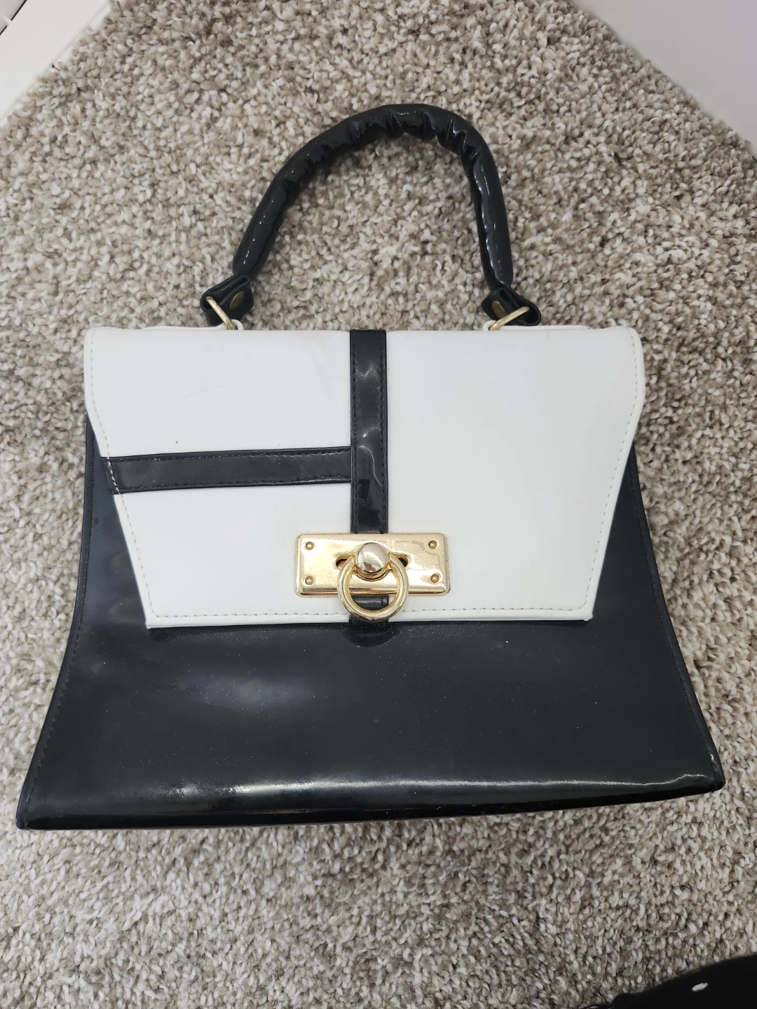 Vintage Two-tone Handbag