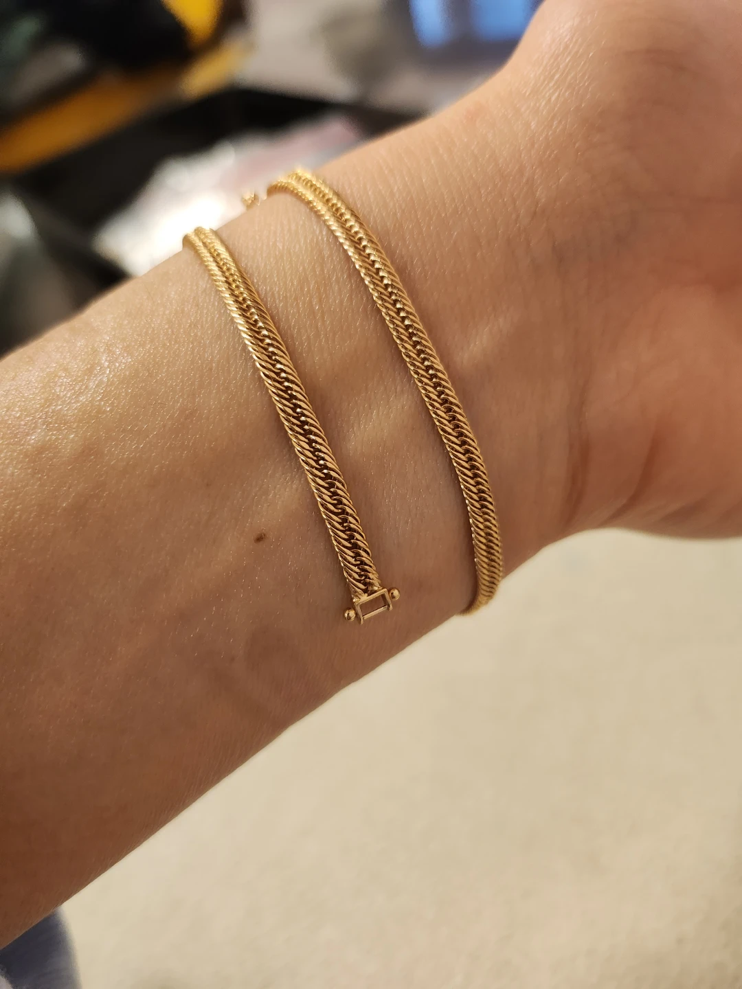 18 karat Real Gold bracelet - photo 3