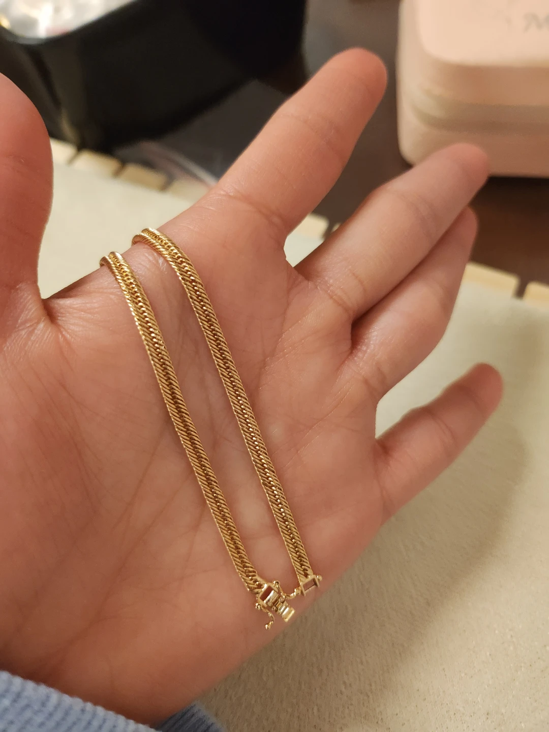 18 karat Real Gold bracelet - photo 4