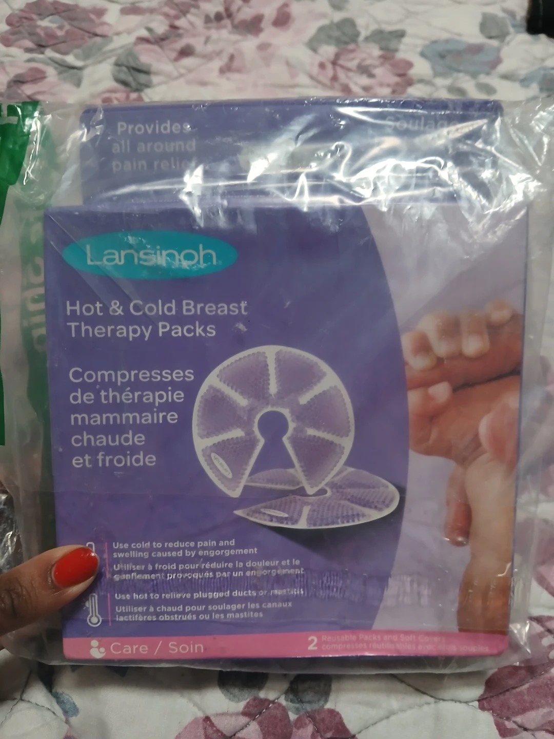 Lansinoh Hot & Cold Breast Therapy Packs - 2 Reusable Packs