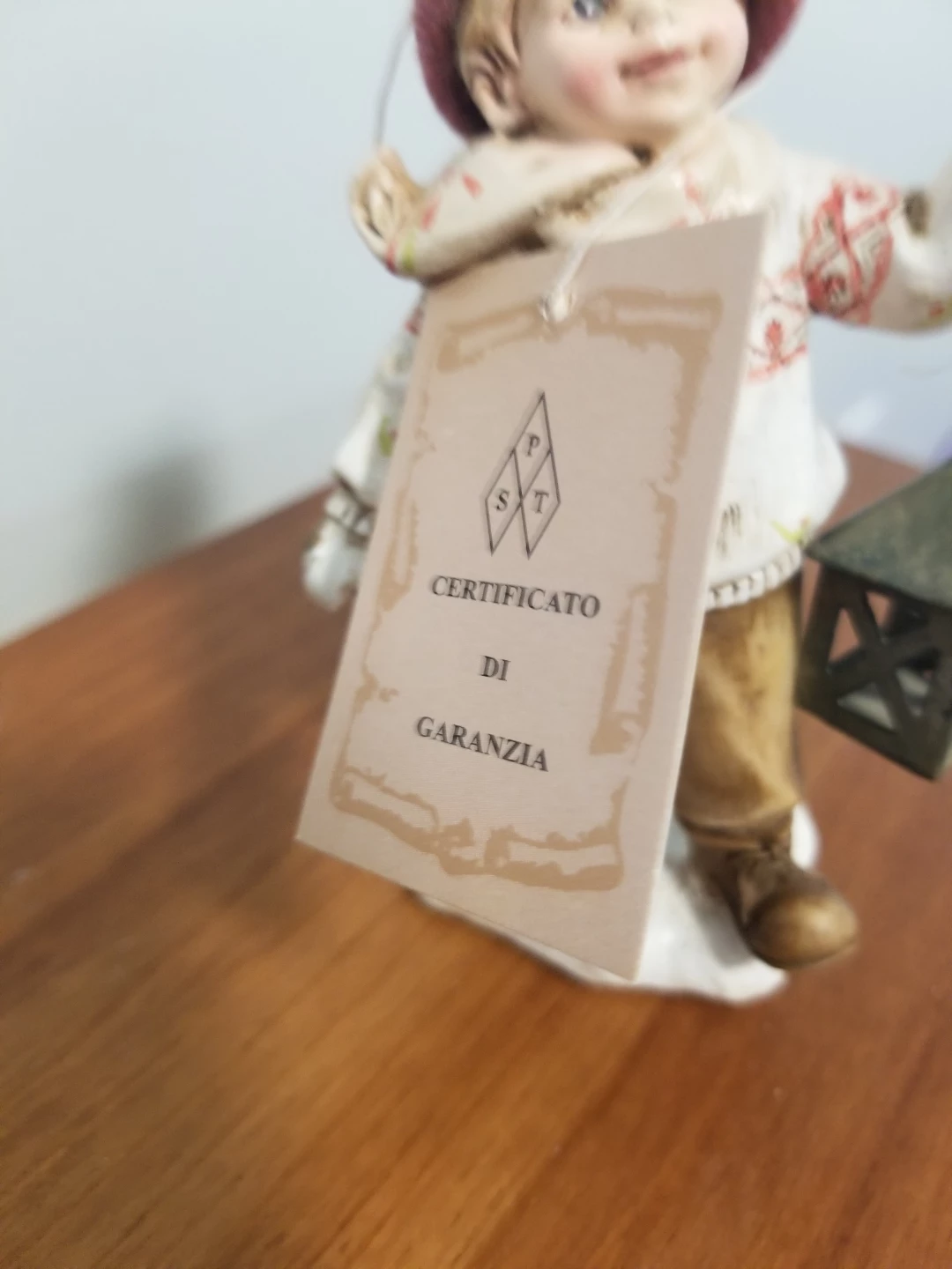 Collectible Figurine of a Boy with Lantern - photo 3