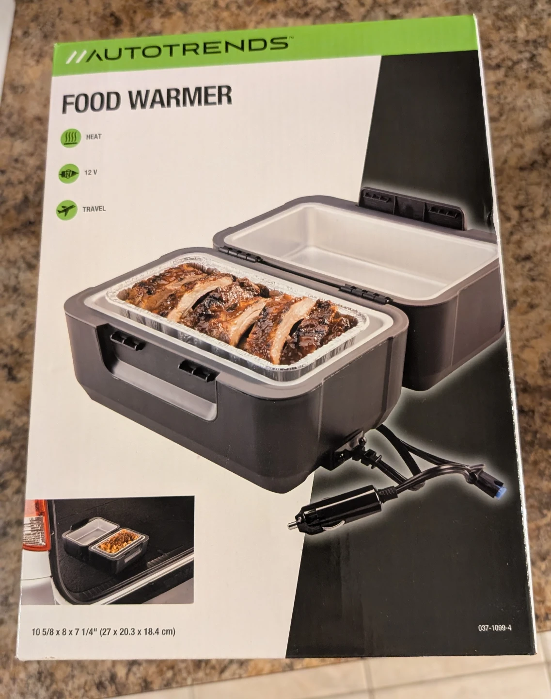 AutoTrends 12V Car Food Warmer