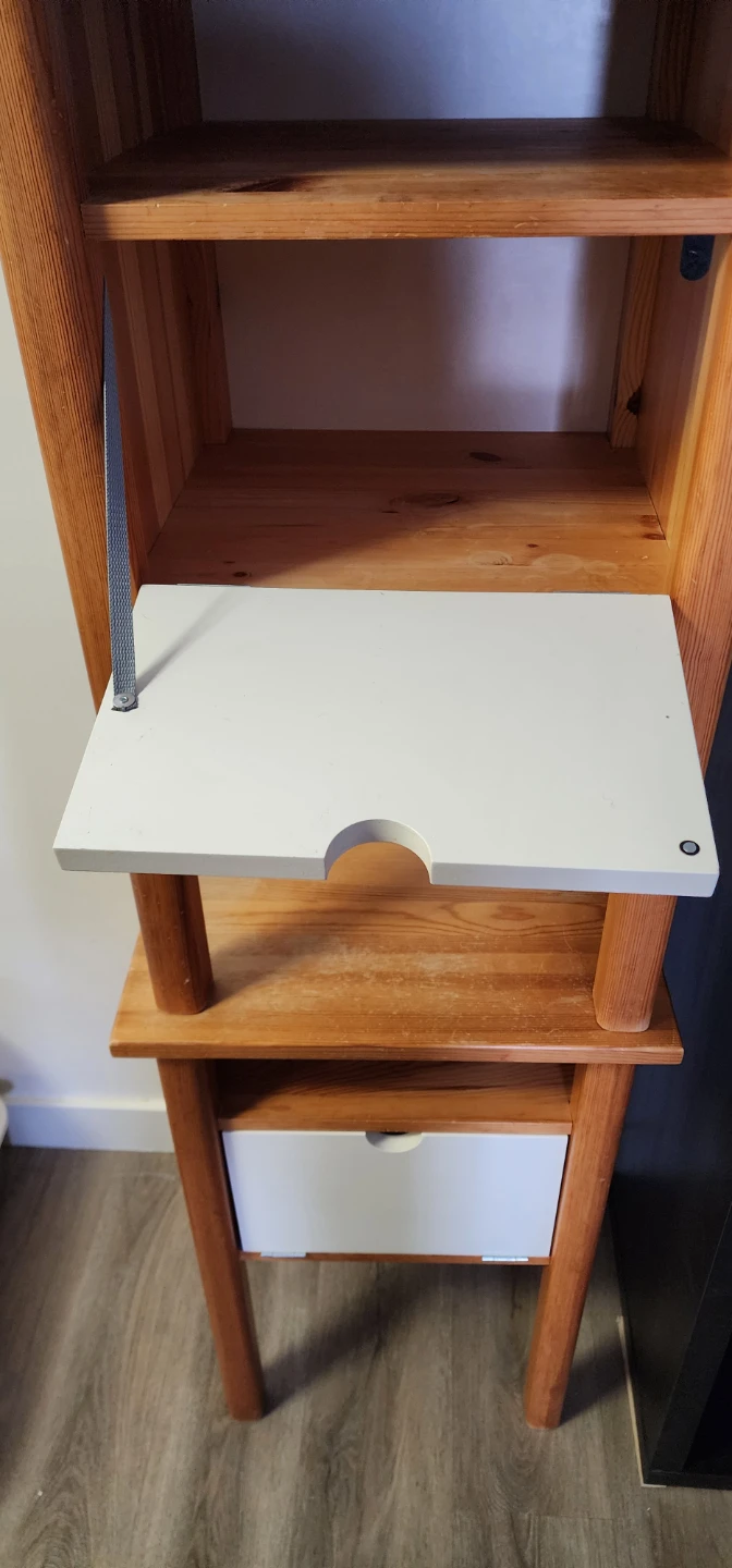 Wooden Side Table with Drawer - photo 2