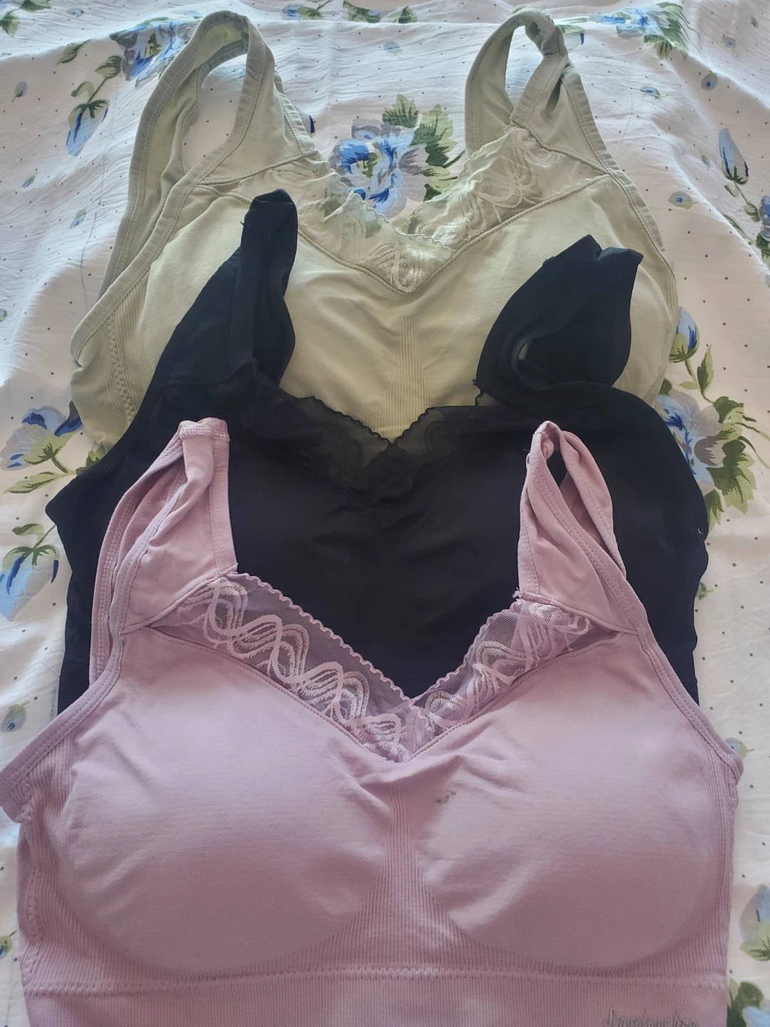 3x Women's Comfort Bras - Assorted Colours