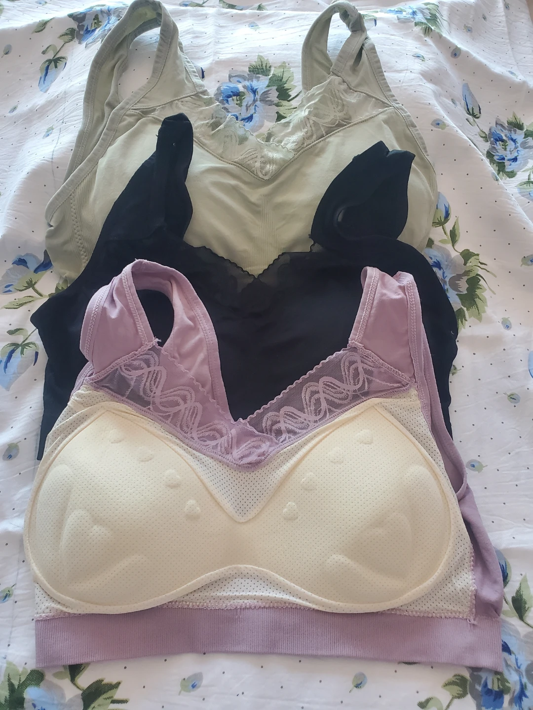 3x Women's Comfort Bras - Assorted Colours - photo 2