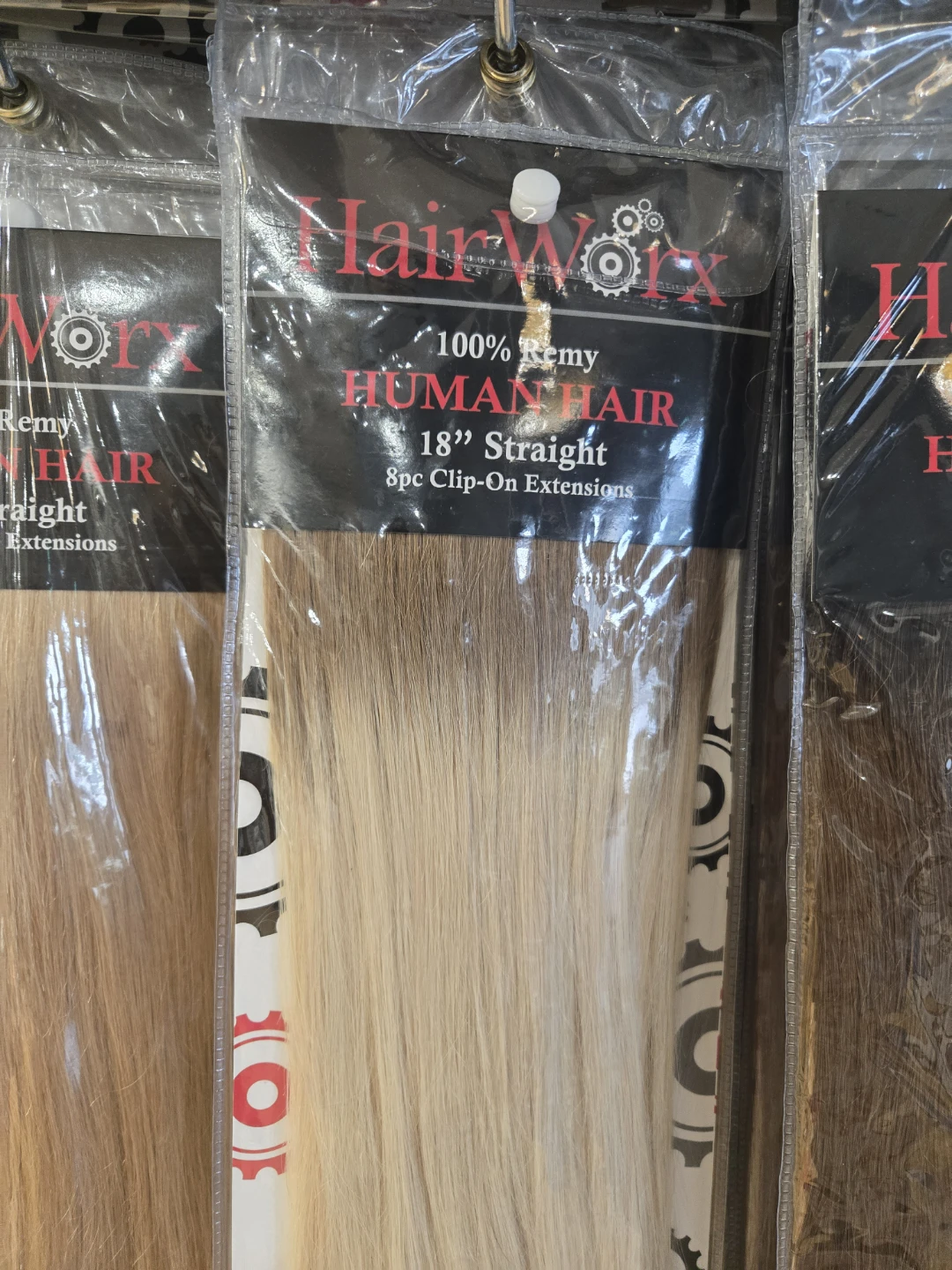 HairWorx 100% Remy Human Hair Clip-On Extensions - photo 4