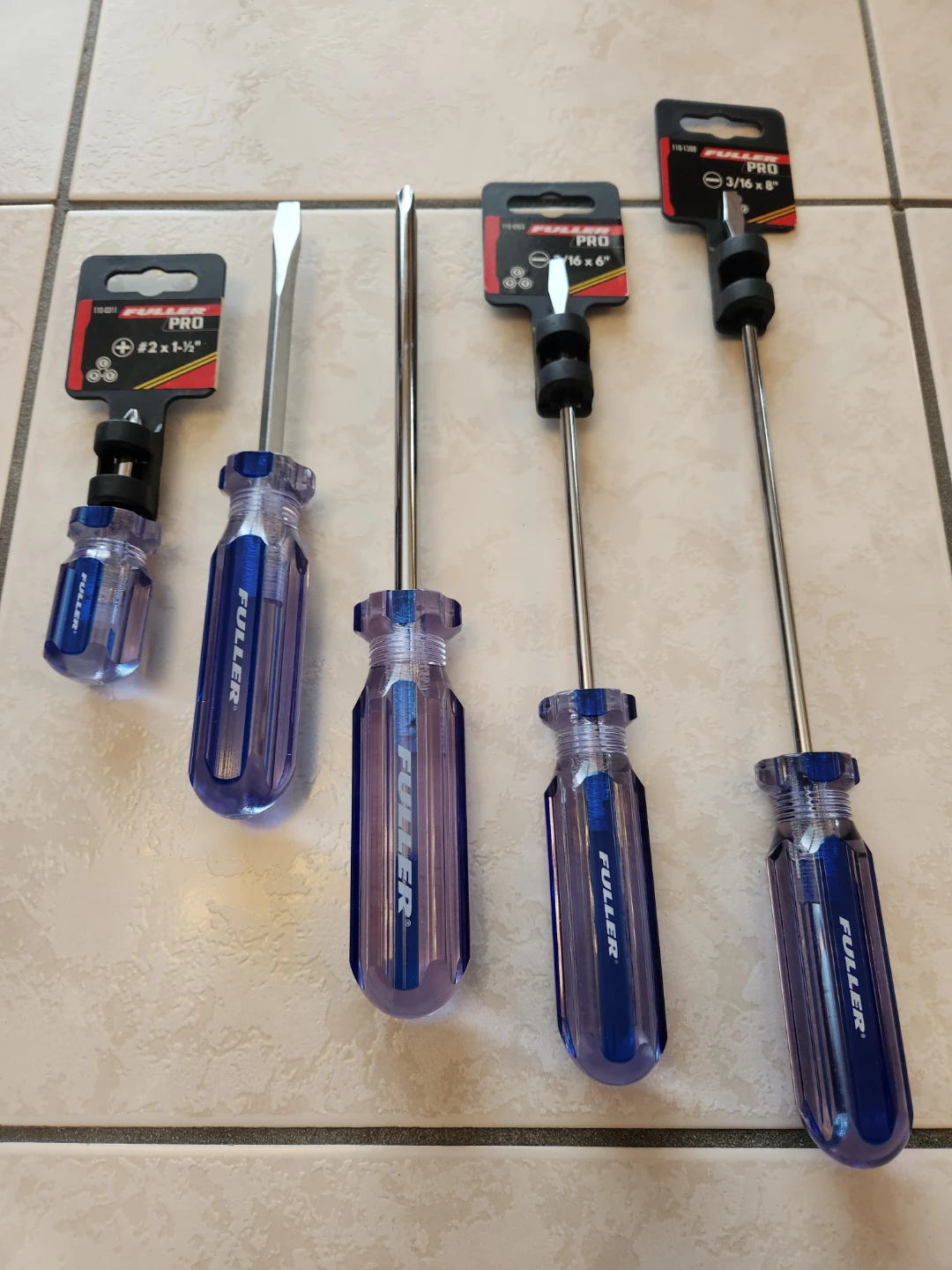 Fuller PRO Screwdriver Set- 5 Pieces