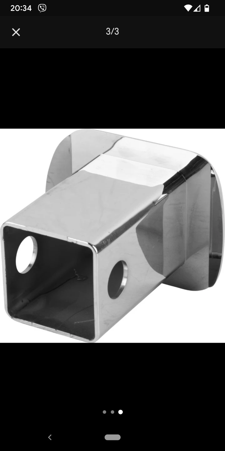 Chrome Hitch Receiver Cover - photo 3