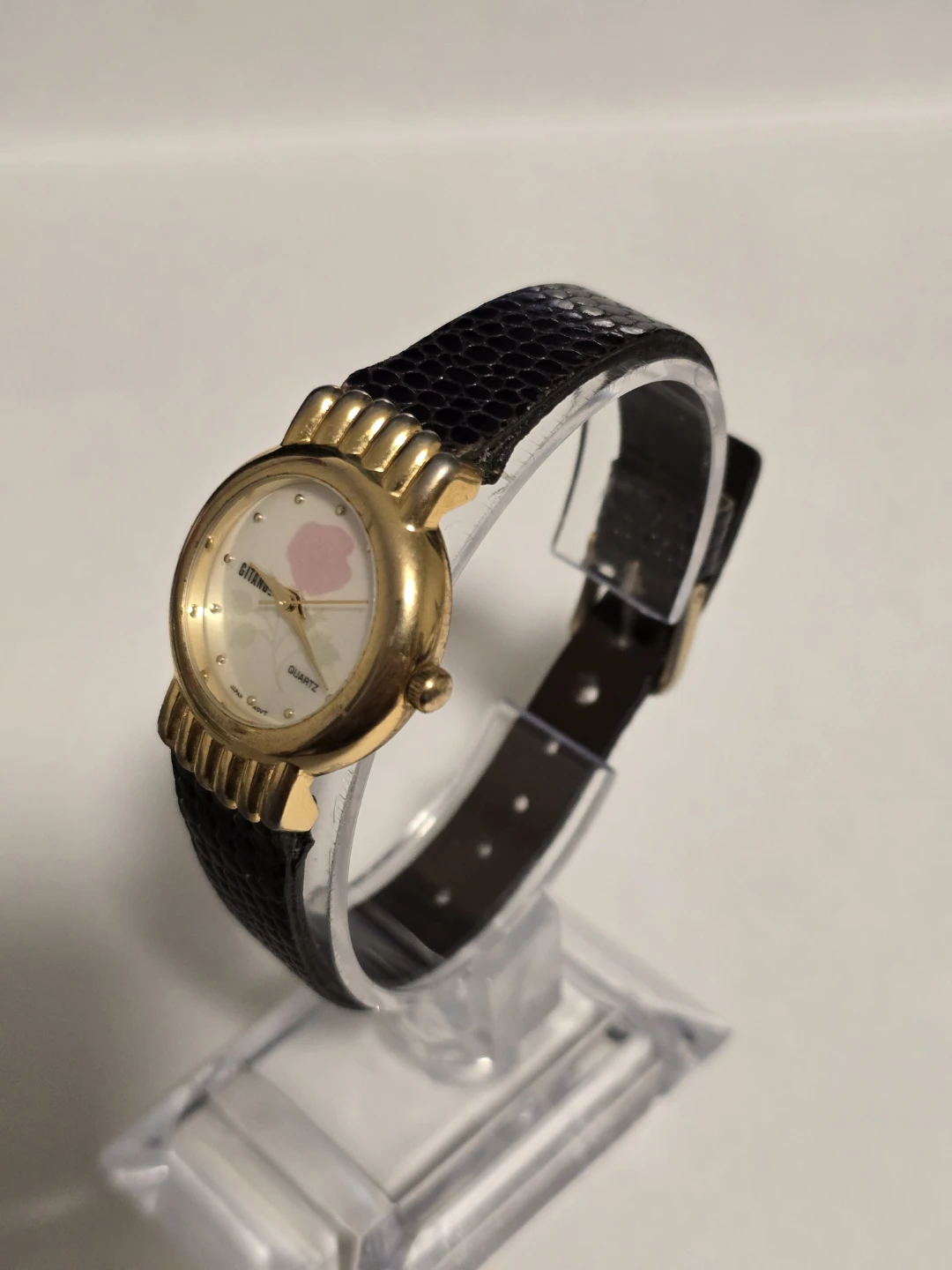 Gitano Lady's Flower Dial Quartz Watch NEW BATTERY - photo 3