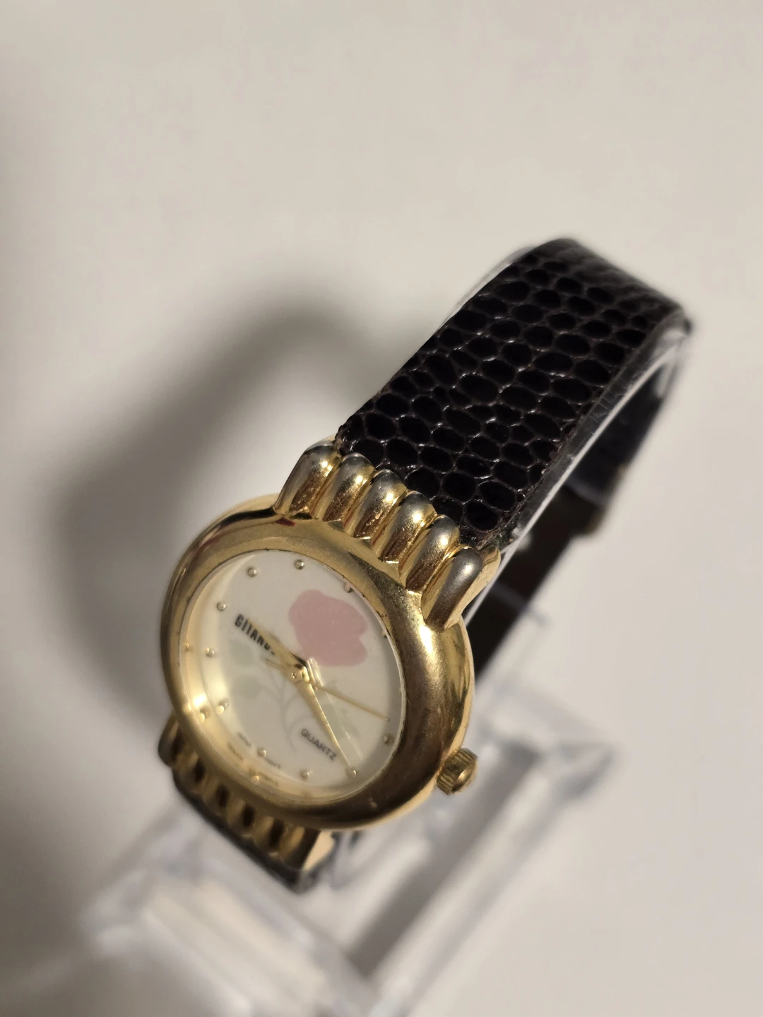 Gitano Lady's Flower Dial Quartz Watch NEW BATTERY - photo 4