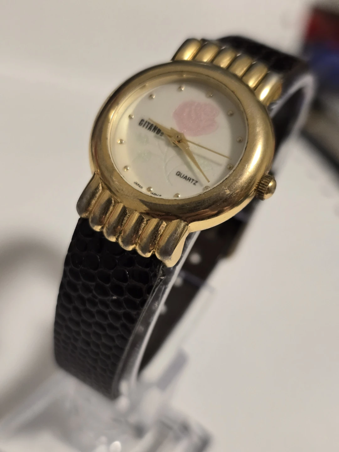 Gitano Lady's Flower Dial Quartz Watch NEW BATTERY - photo 5