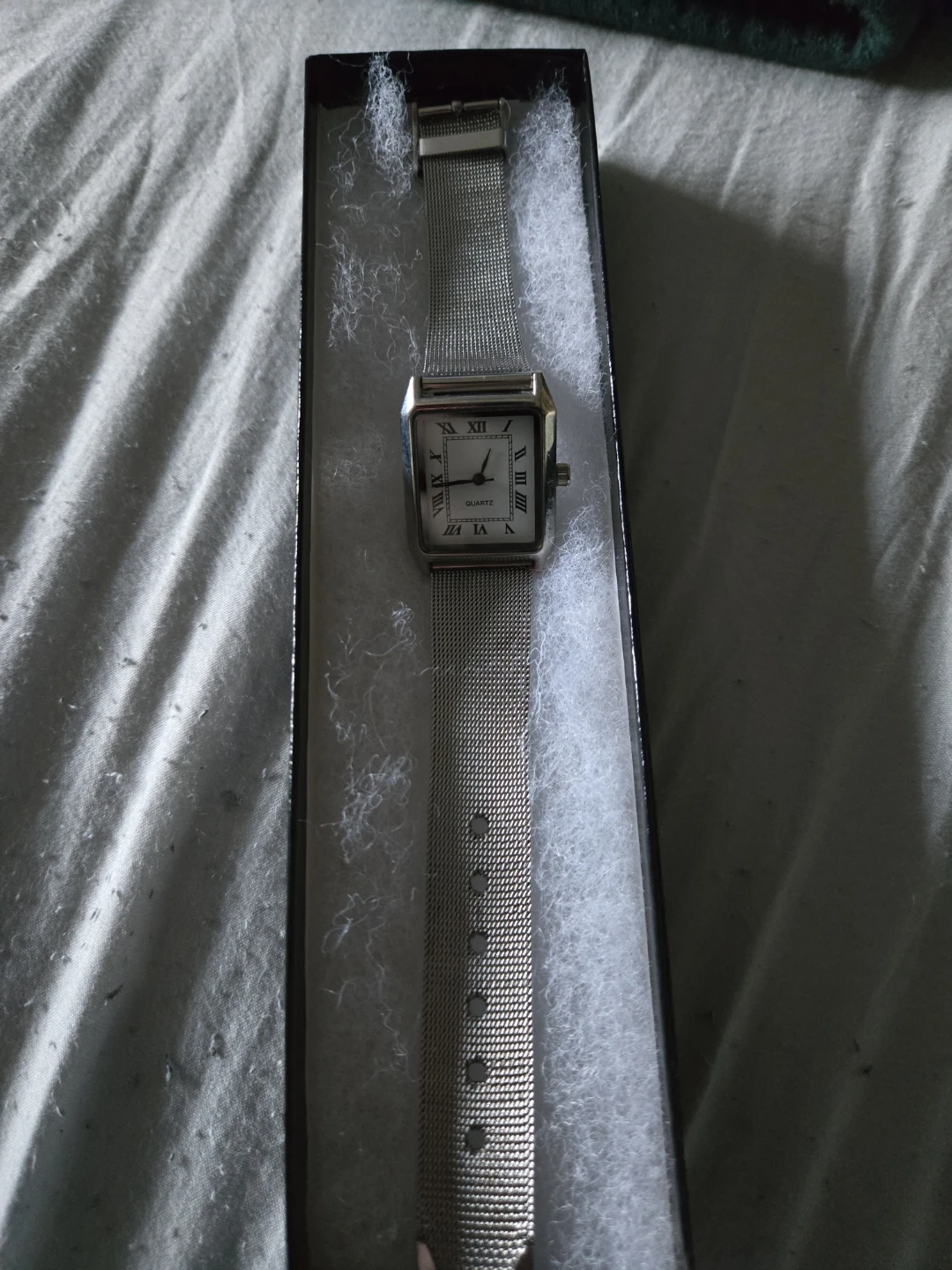 Women's Square Face Mesh Band Watch