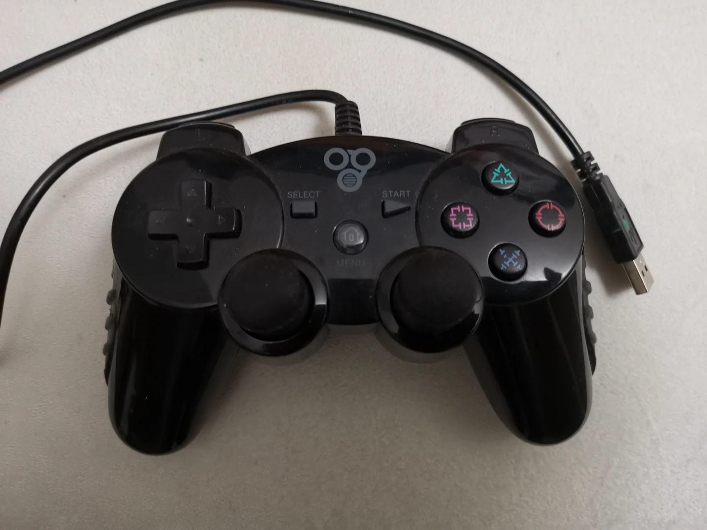 Black USB Gaming Controller