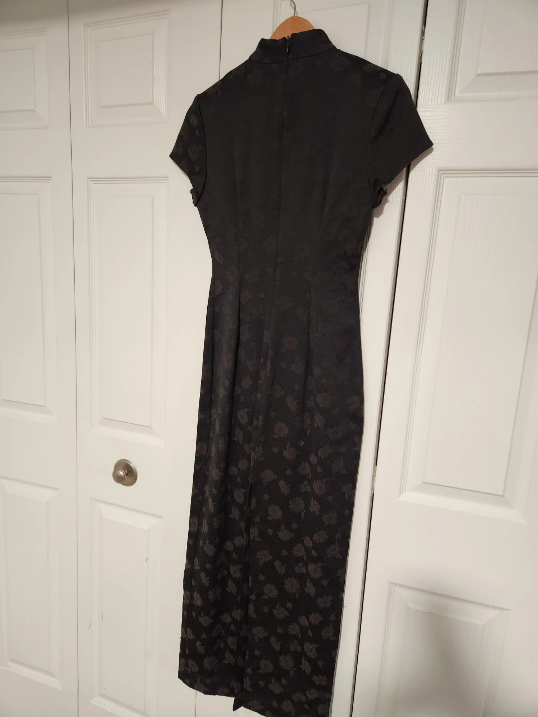 Black Asian-style Cheongsam Dress - photo 2