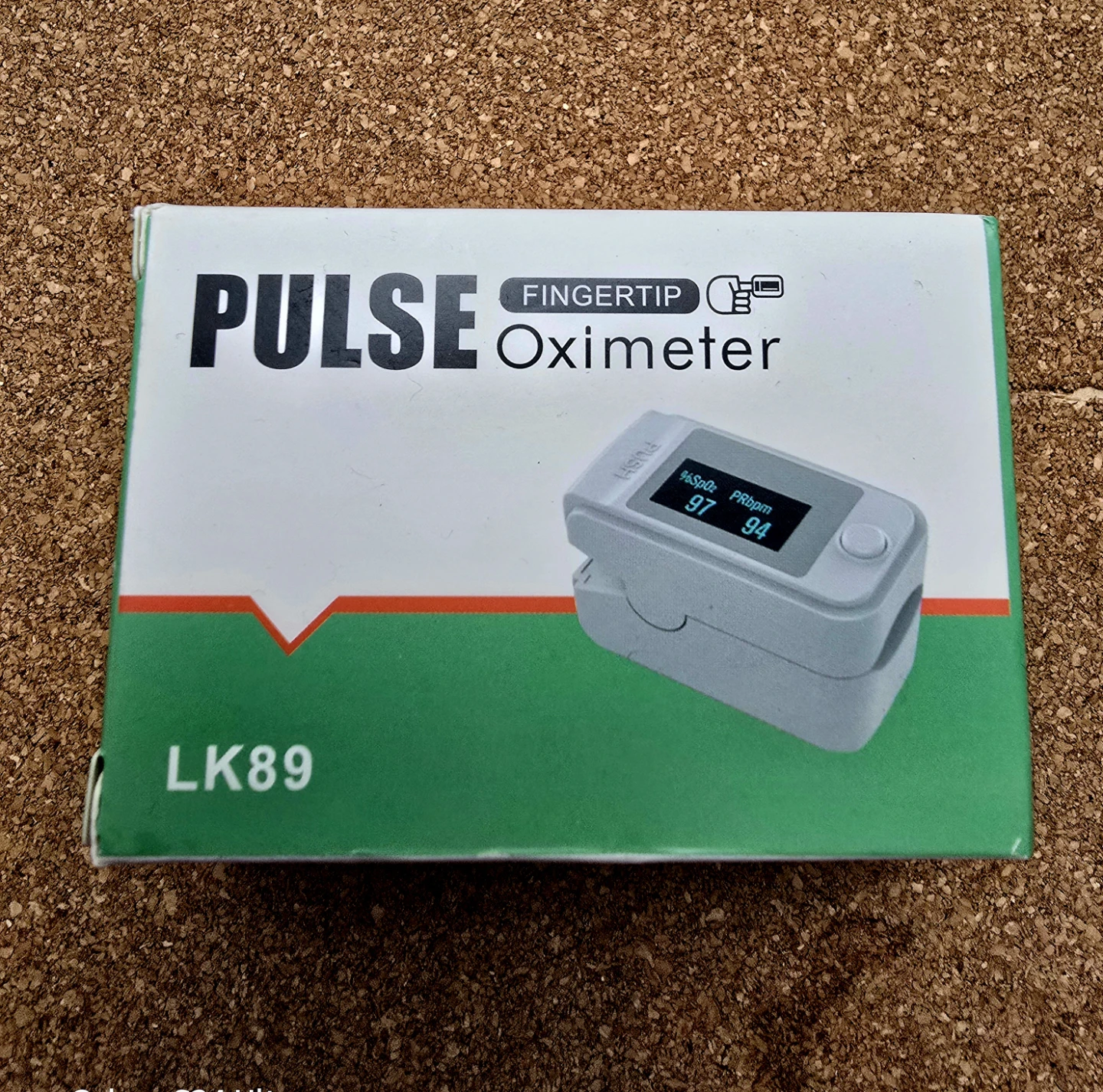 Pulse Oximeter LK89 Finger Oximetry Saturation Heart Rate