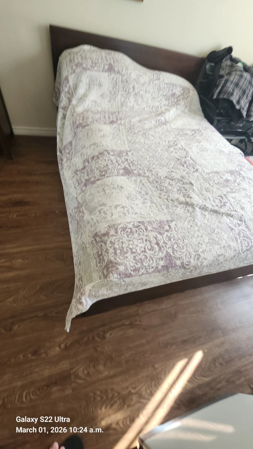 Queen Size Bed Frame with Storage - photo 5