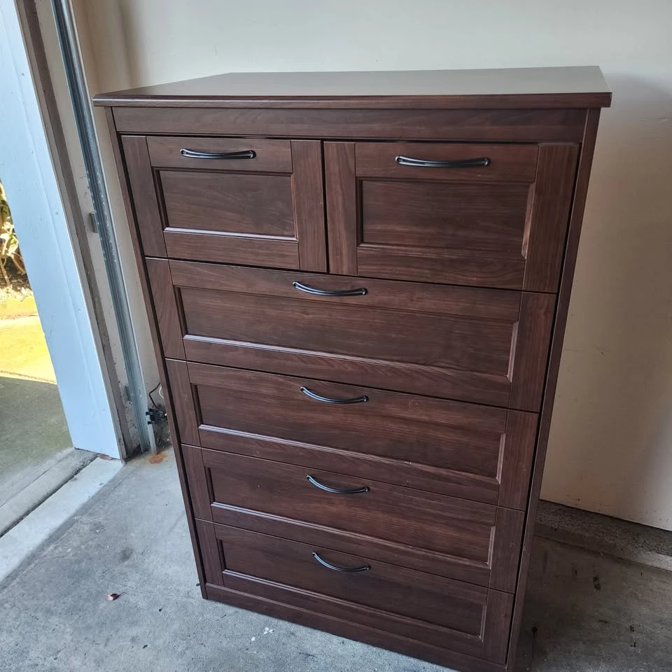 IKEA Dresser SONGESAND 6-drawer chest, brown - photo 2