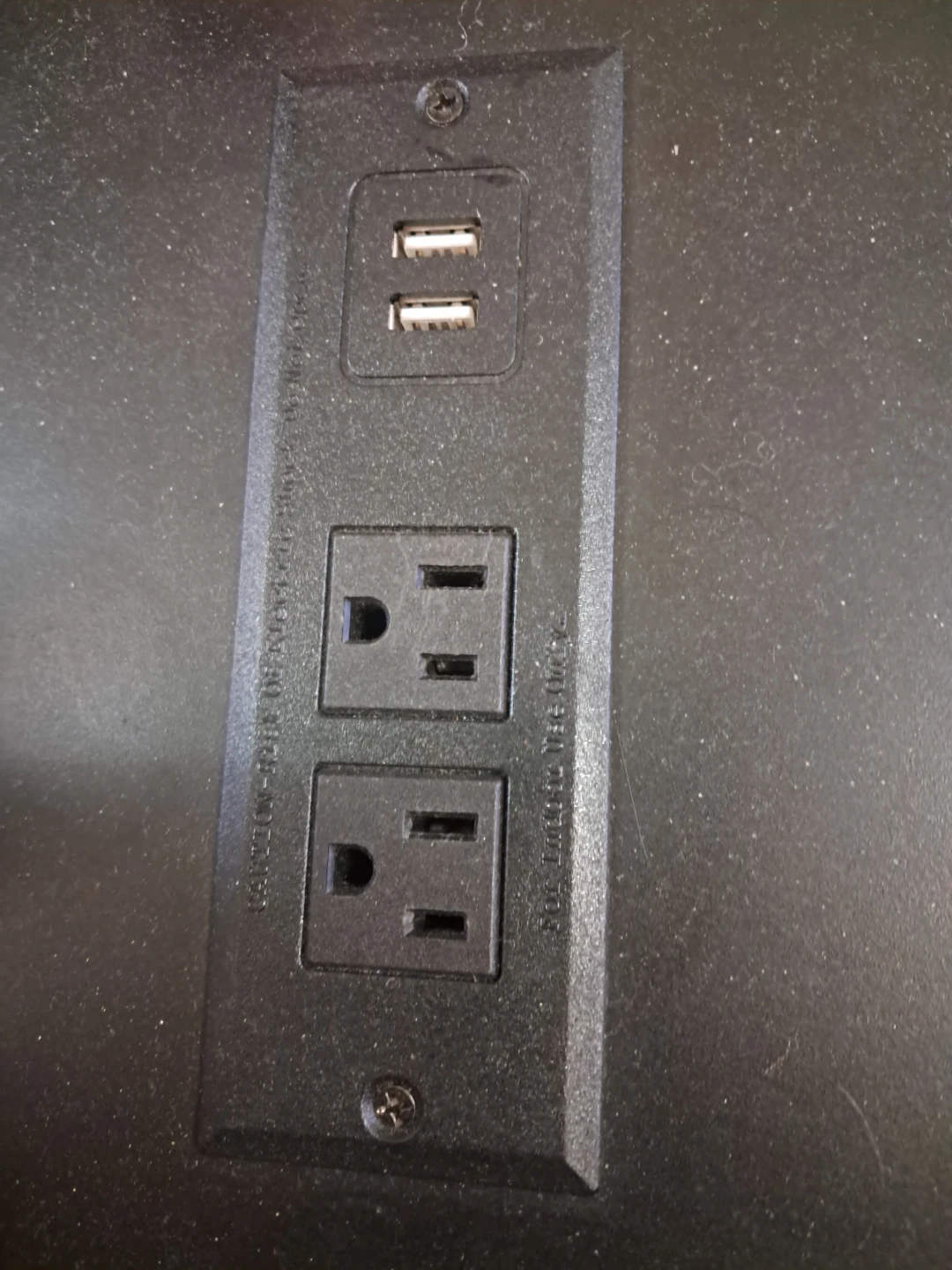 Black 6-Drawer Dresser with Built-in Charging Station - photo 3