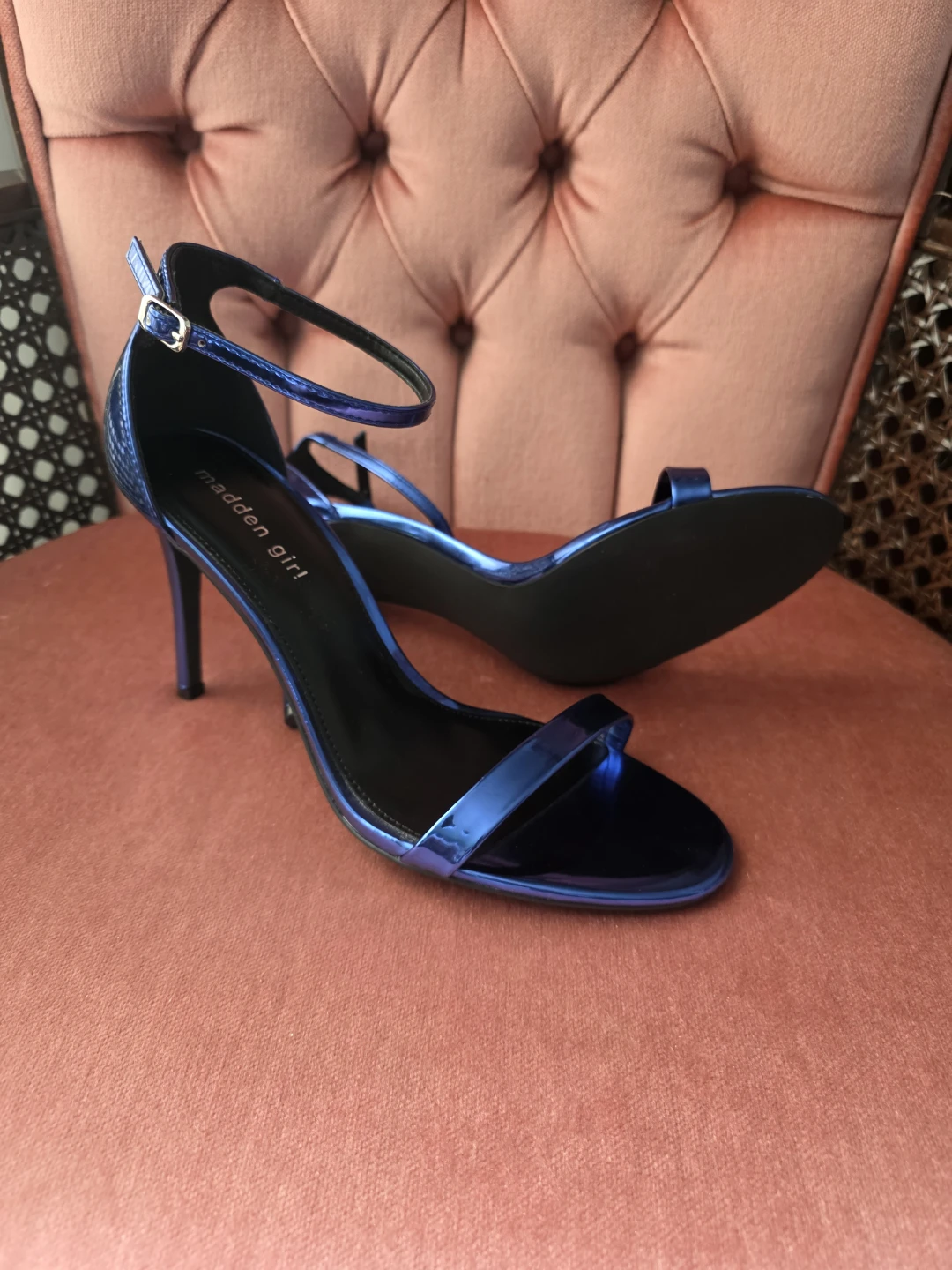 Madden Girl Blue Heeled Sandals - photo 2