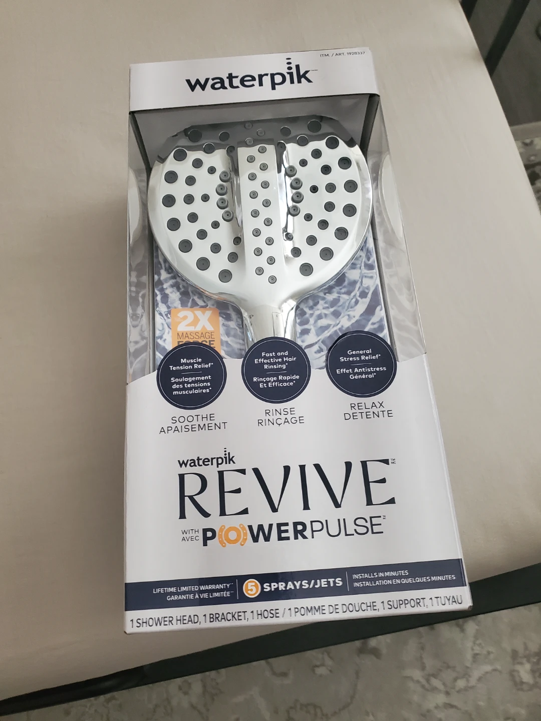 Waterpik Revive Shower Head with PowerPulse