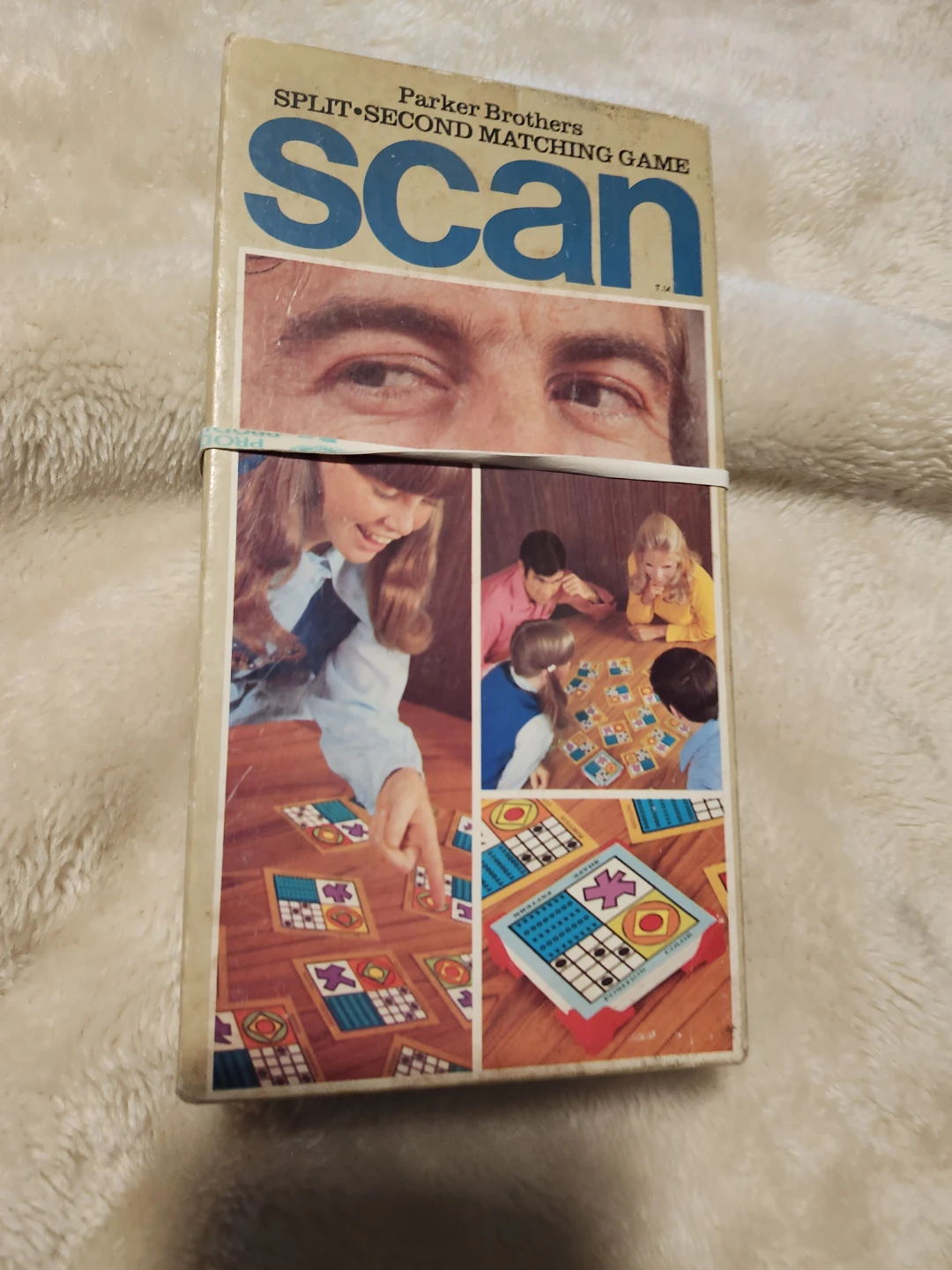Vintage Parker Brothers Scan Split Second Matching Game