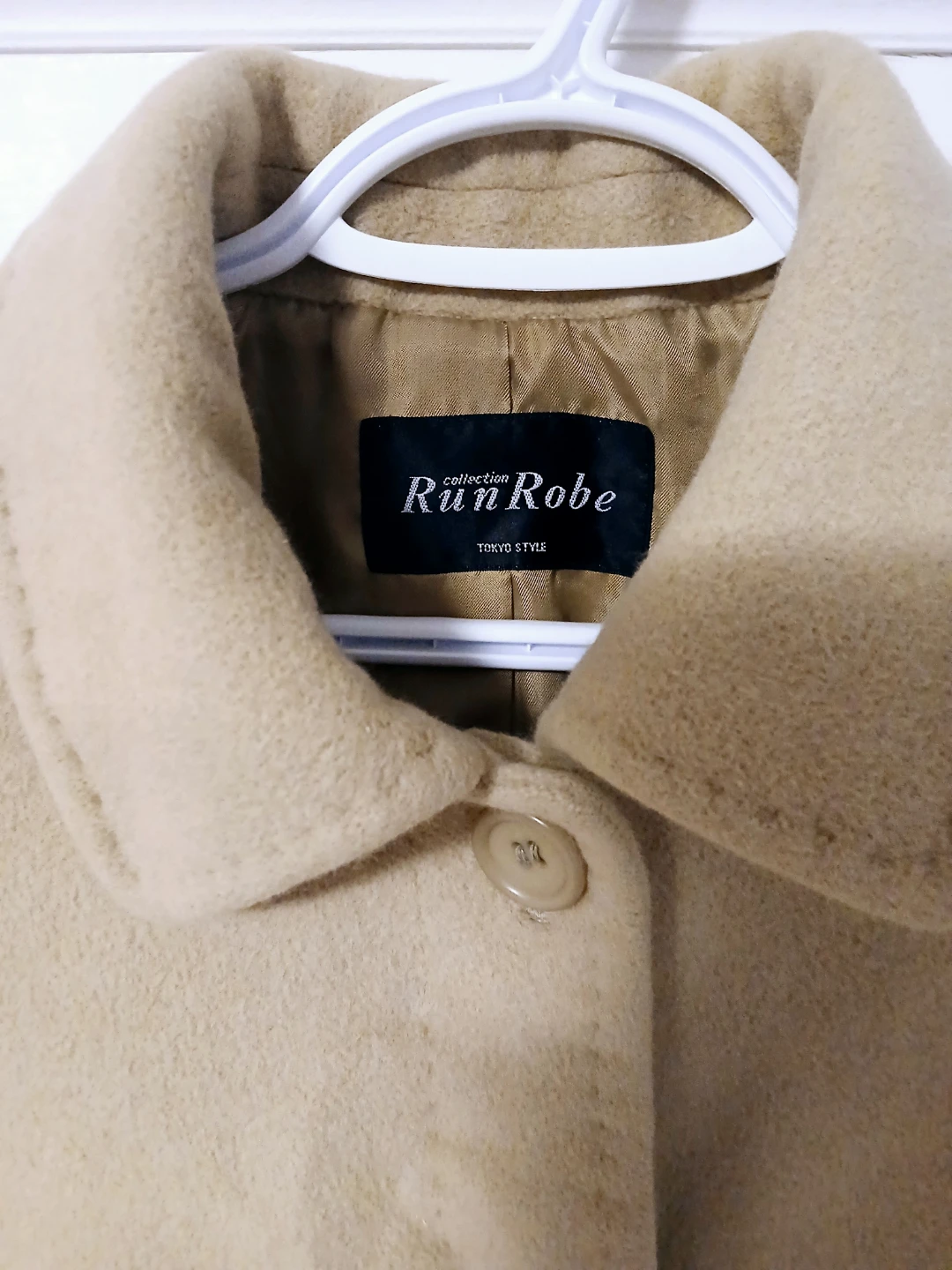 Women Large Run & Robe Beige Coat - photo 2
