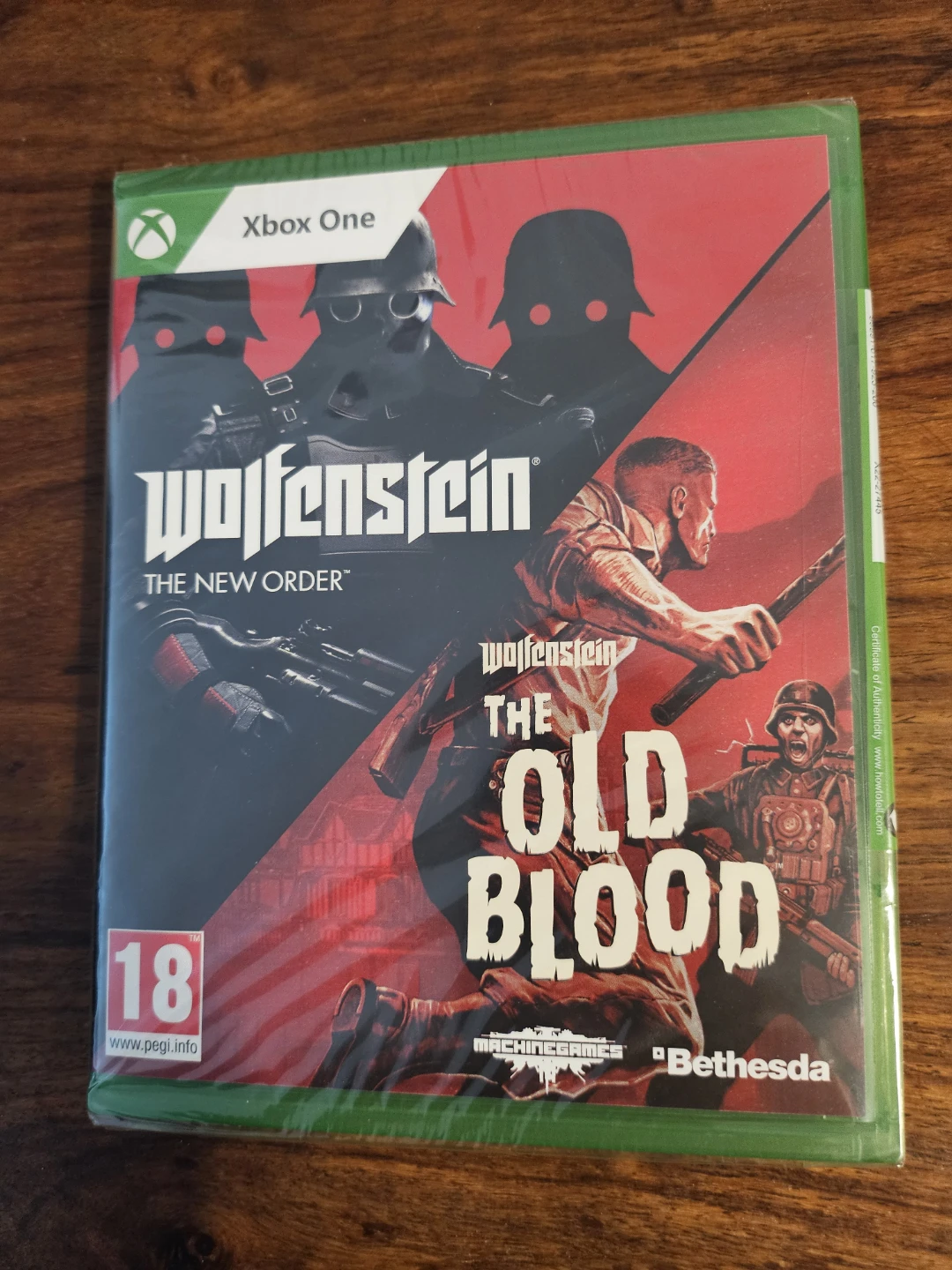 SEALED + NEW Xbox One Wolfenstein The Old Blood + The New Order