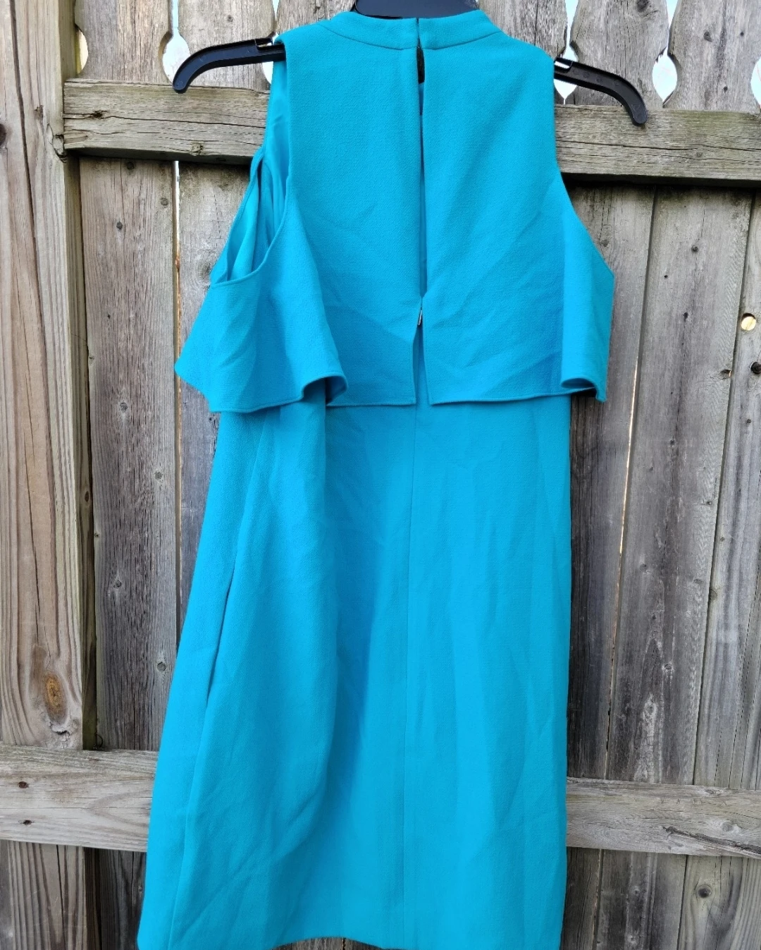 Turquoise Cold Shoulder Dress - photo 2