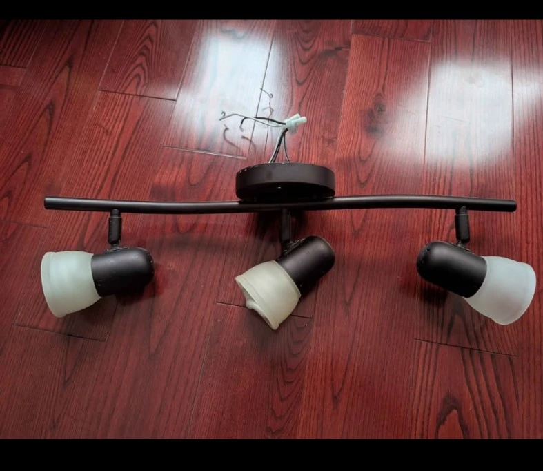 3-Light Track Light Fixture