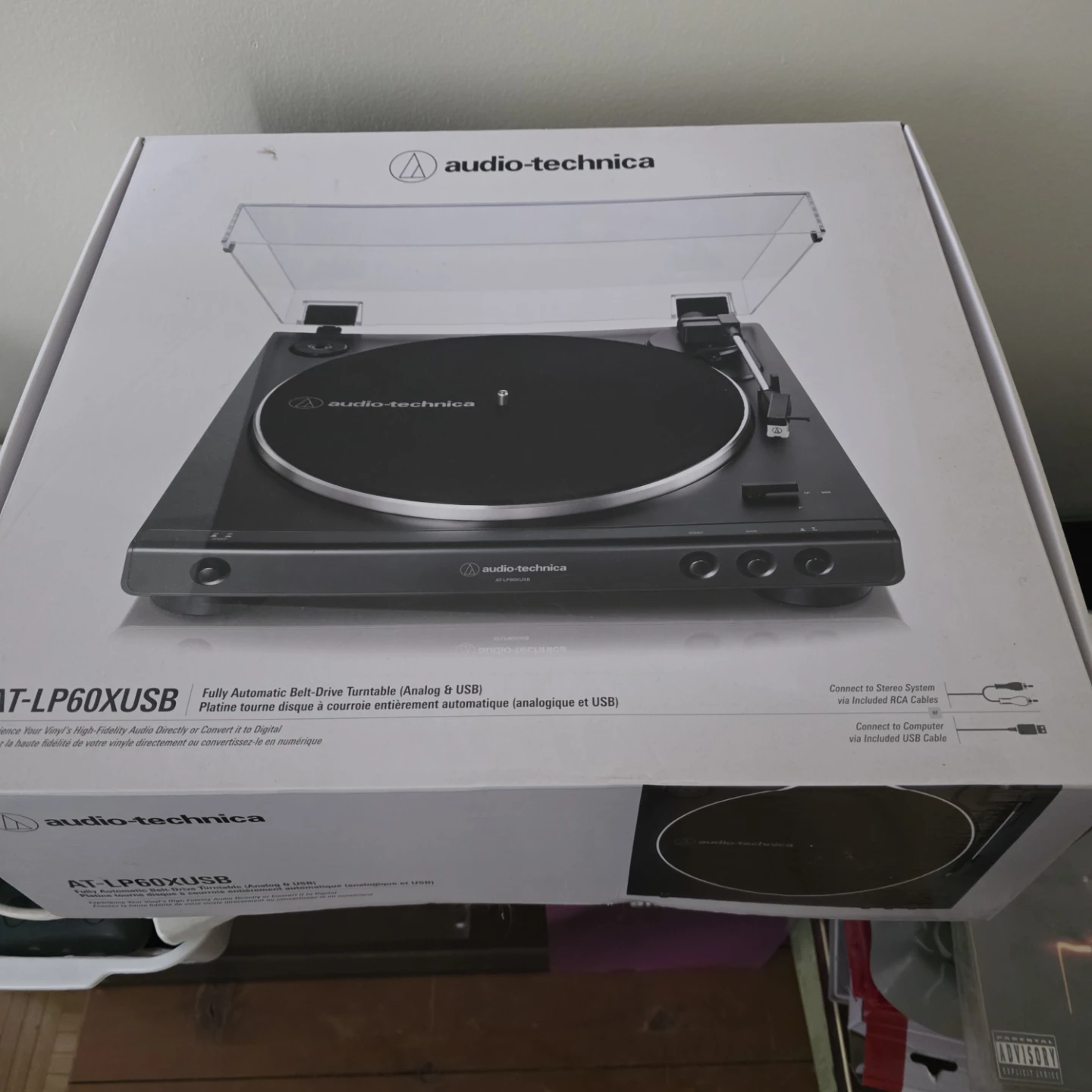 Audio-Technica AT-LP60XUSB Fully Automatic Belt-Drive Turntable