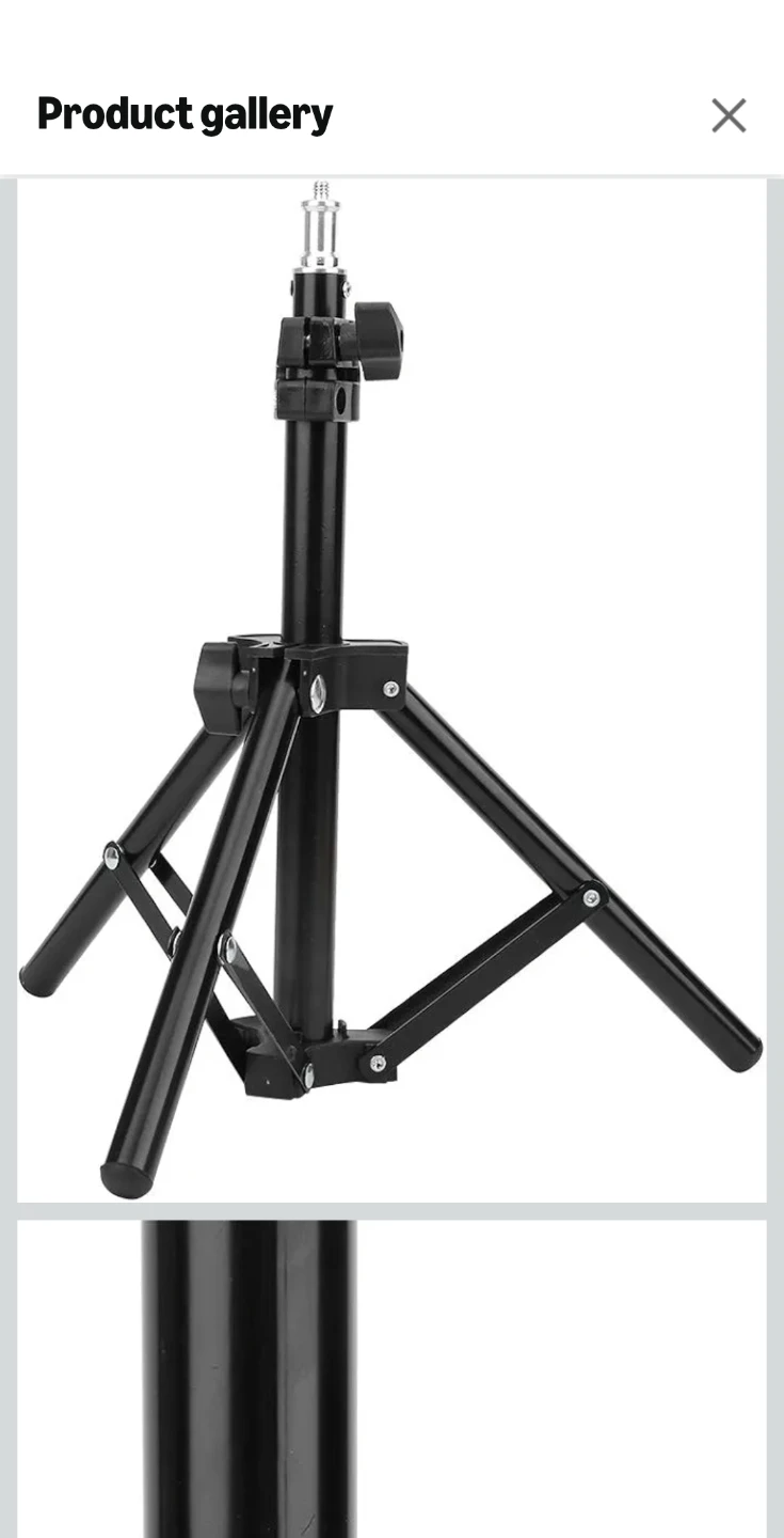 New Black Photography Light Stand Tripod