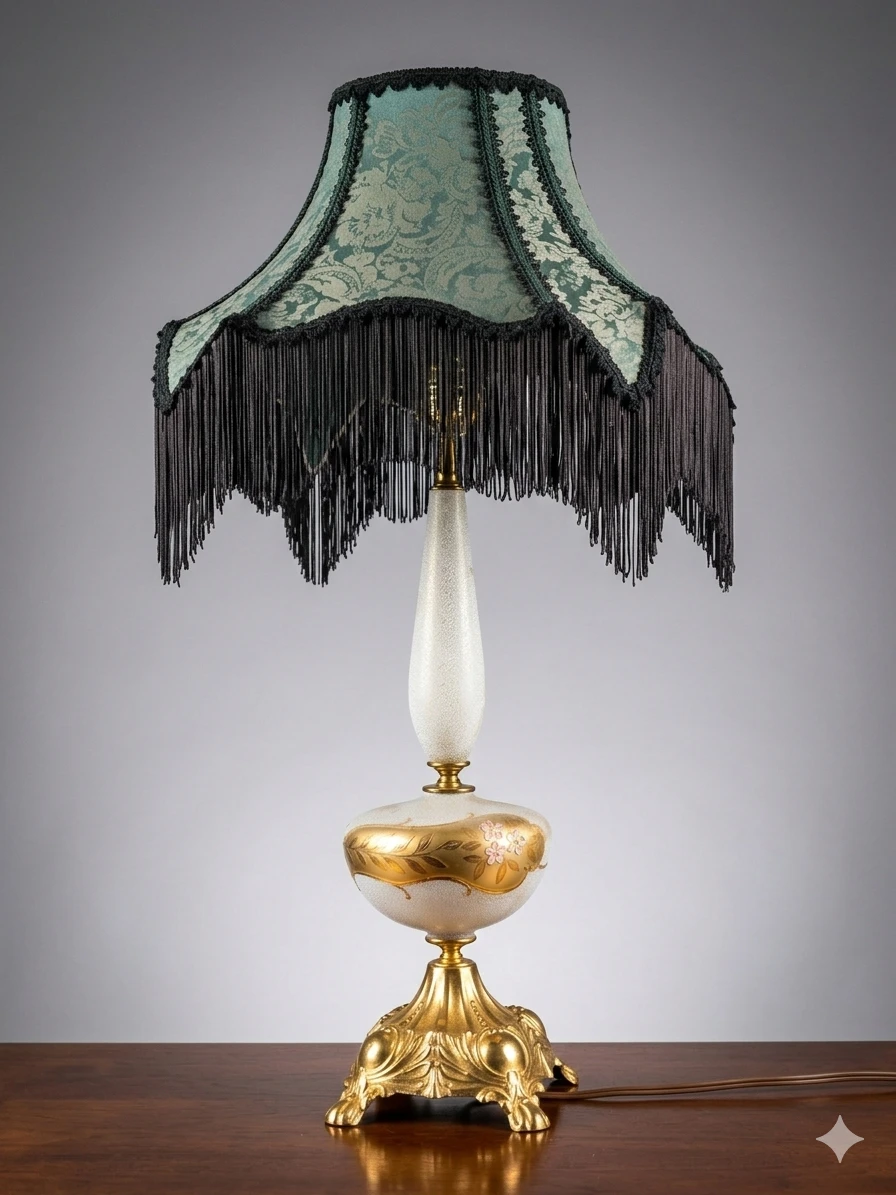 Loevsky & Loevsky Victorian Parlor Lamp - 1972