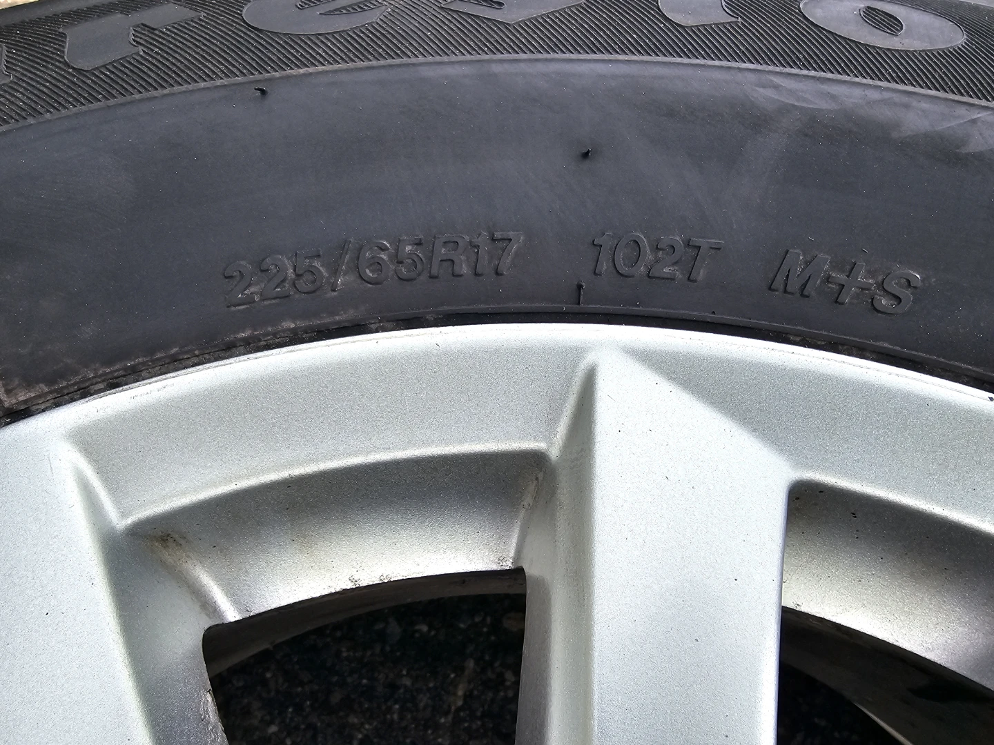 MAZDA CX-5 O.E.M RIMS AND ALL SEASON TIRES 225/65 R17 - photo 5