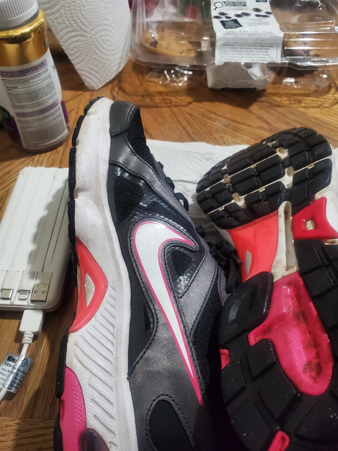 Nike Women's Running Shoes Black Pink - photo 3