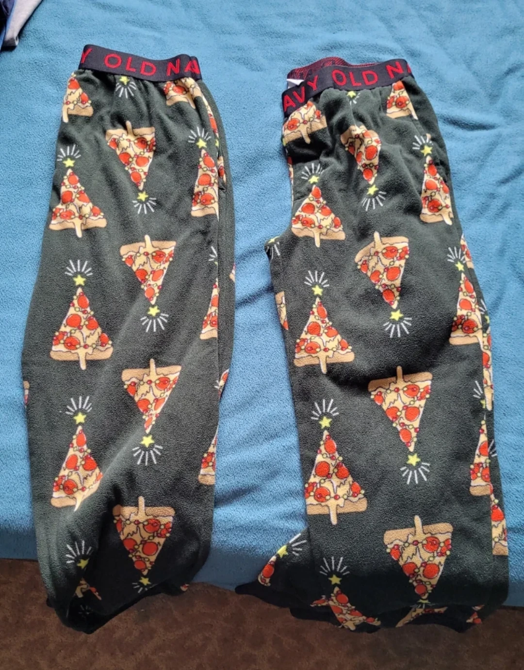 Old Navy Pizza Christmas Tree Pajama Pants