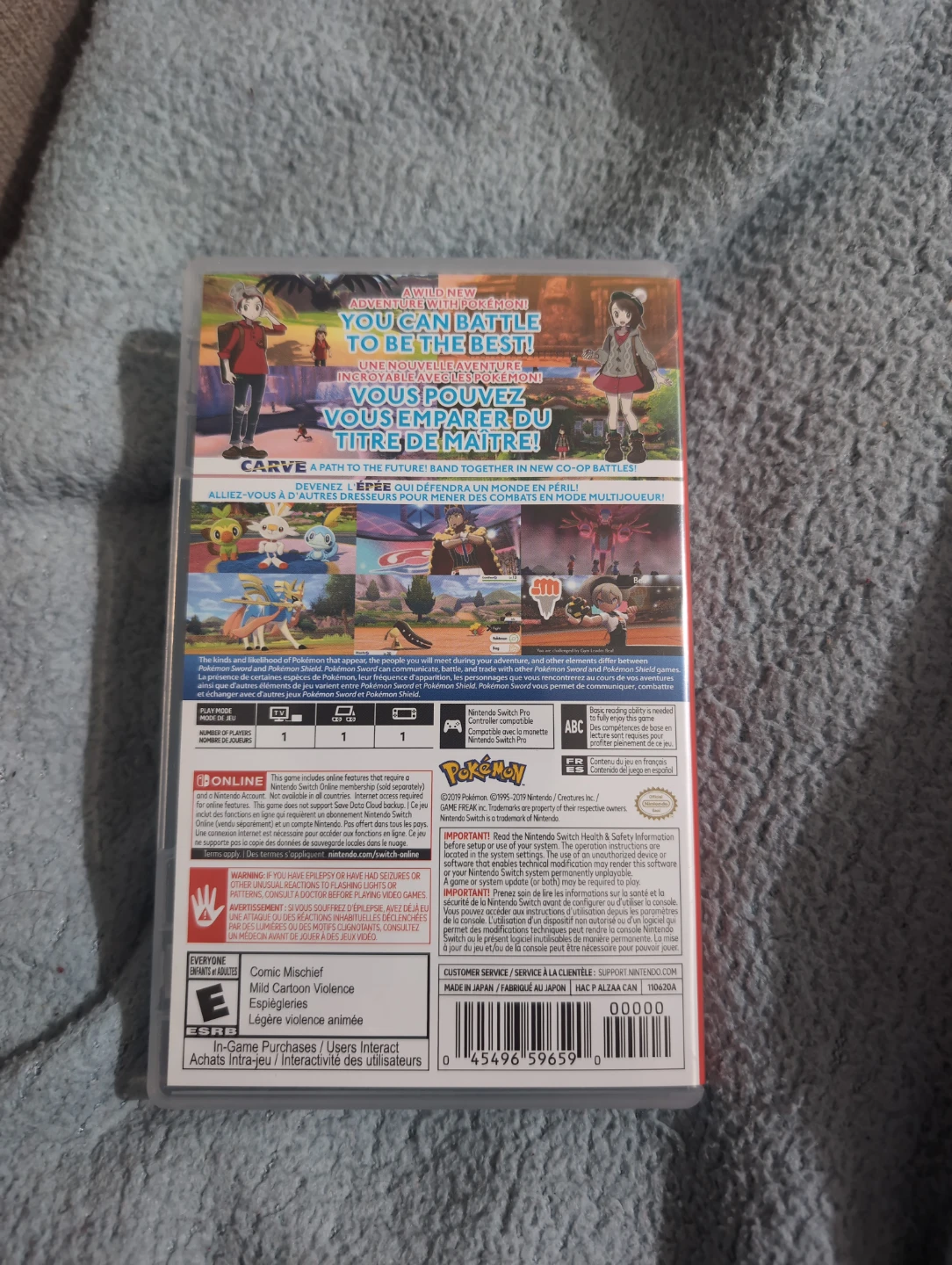 Nintendo Switch Pokemon Sword Game - photo 3
