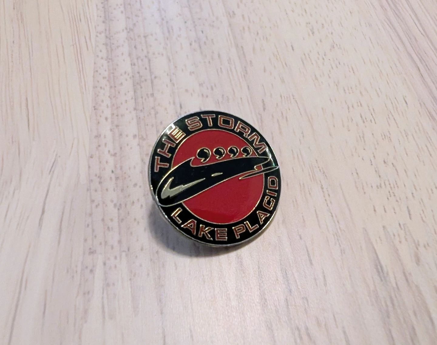 Brand New The Storm Lake Placid 9999 Enamel Pin