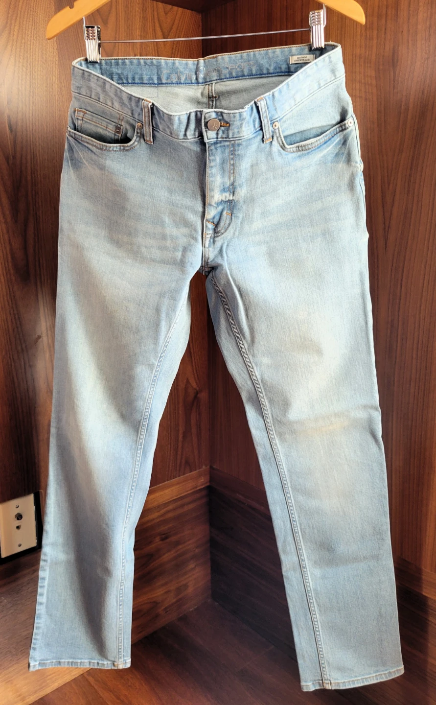 Men's Calvin Klein Light Blue Stone Wash Jeans - 31"x32"
