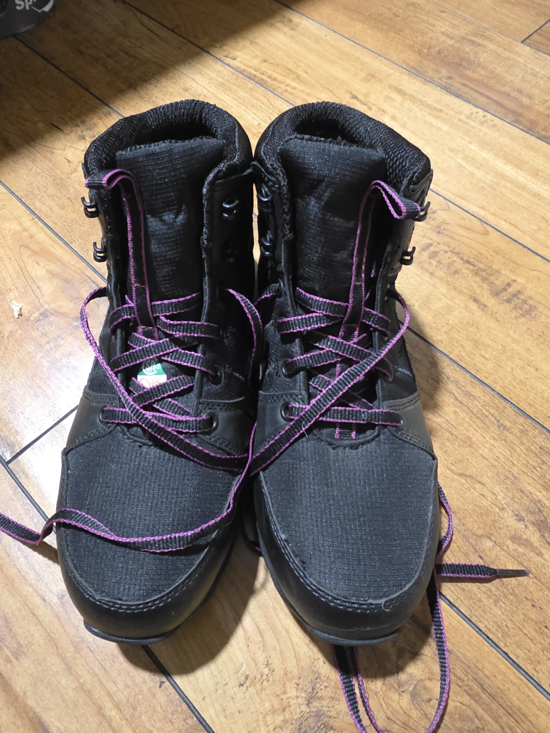 Black Work safety Boots with Purple Laces - photo 5