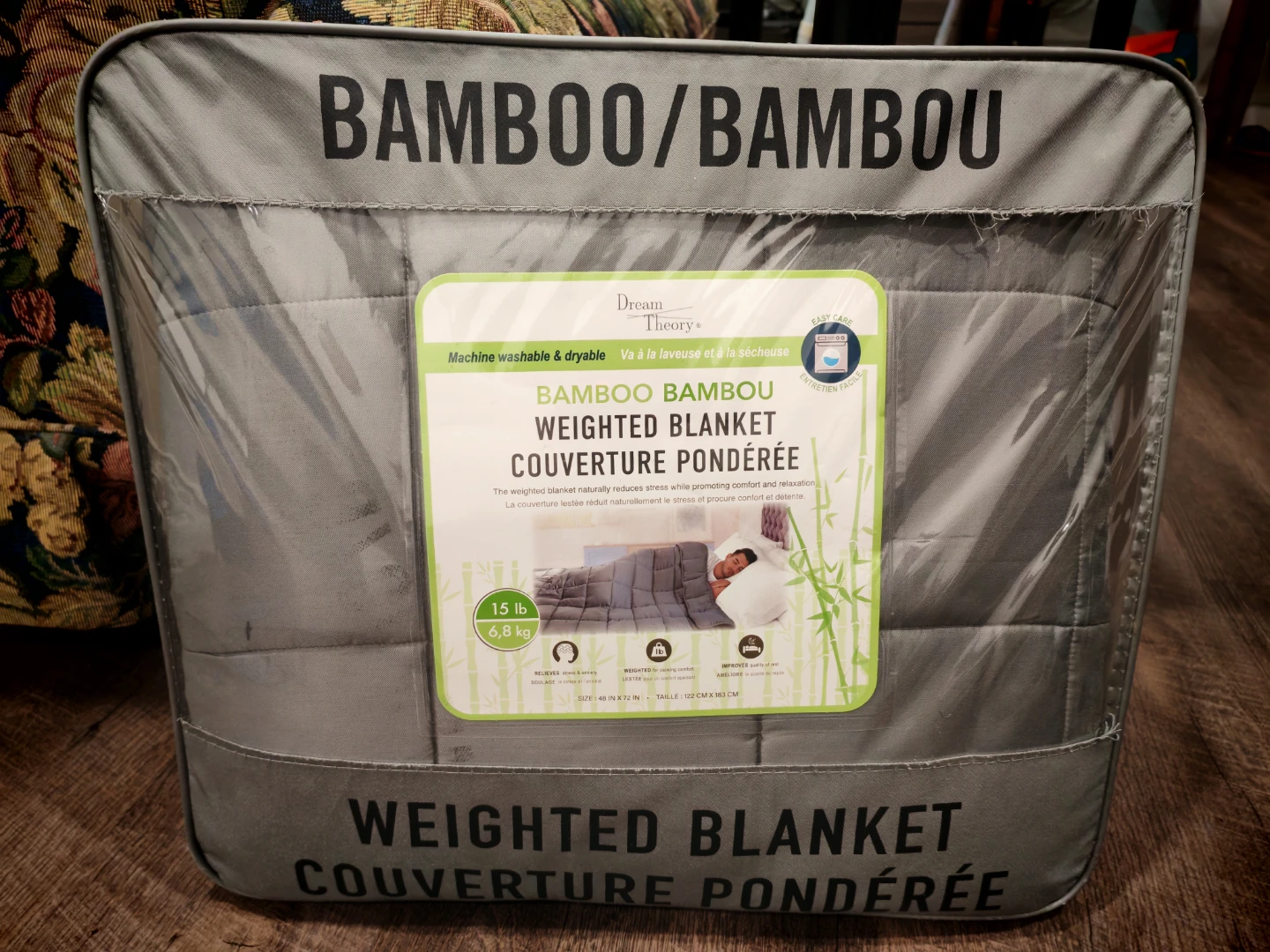 Dream Theory Bamboo Weighted Blanket 15 lb - photo 2