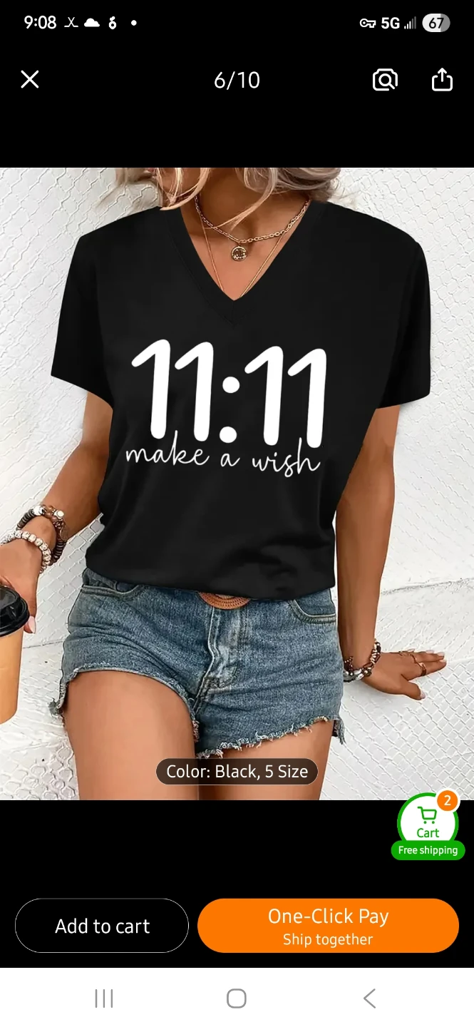 NEW Women's 11:11 Make a Wish T-Shirt 🤞